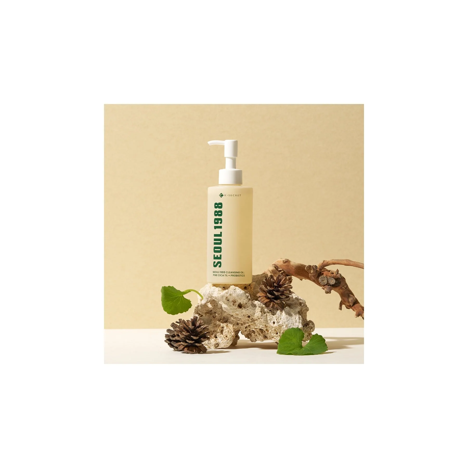 K-secret Seoul 1988 Cleansing Oil Pine Cica 1% + Probiotics - Image 2
