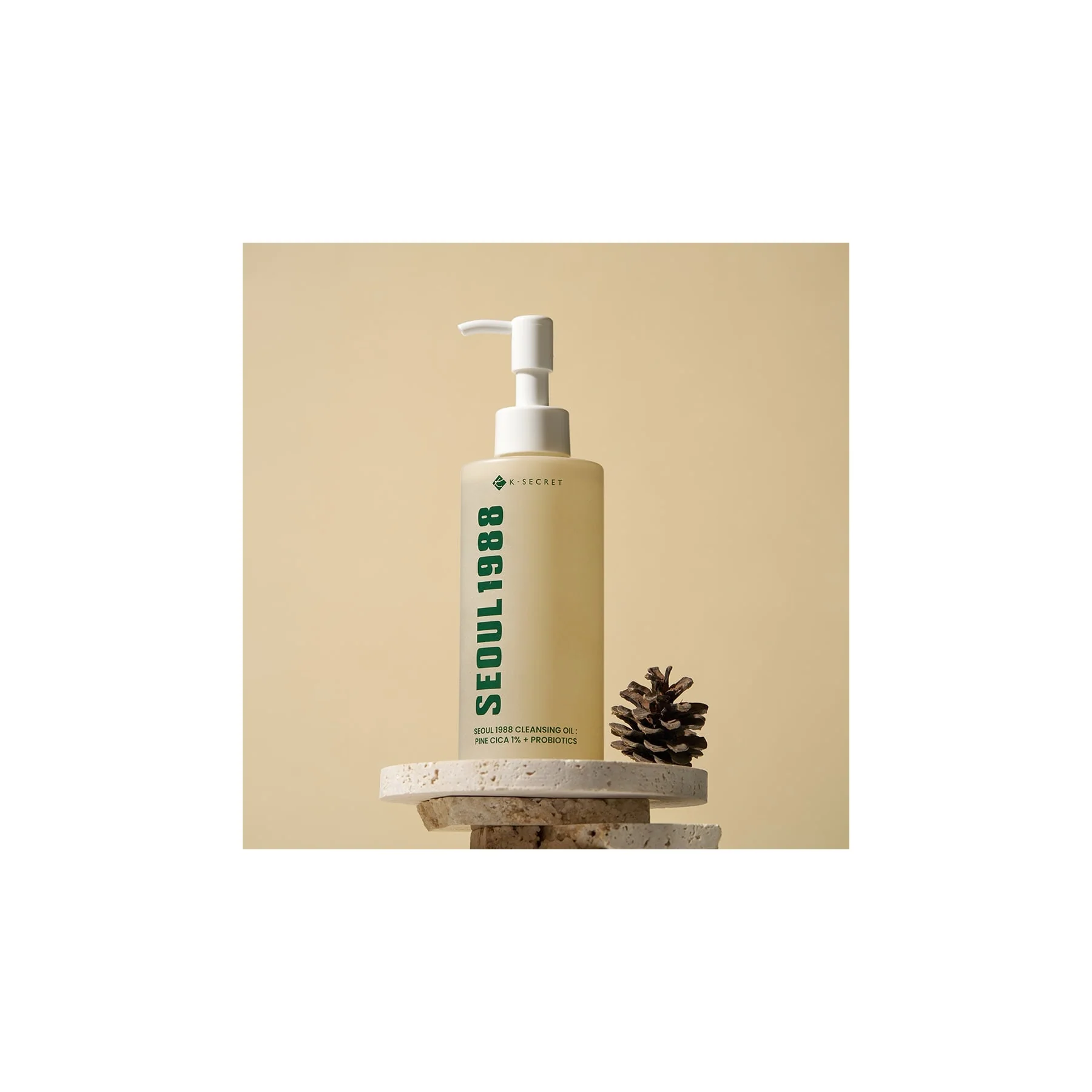 K-secret Seoul 1988 Cleansing Oil Pine Cica 1% + Probiotics - Image 3