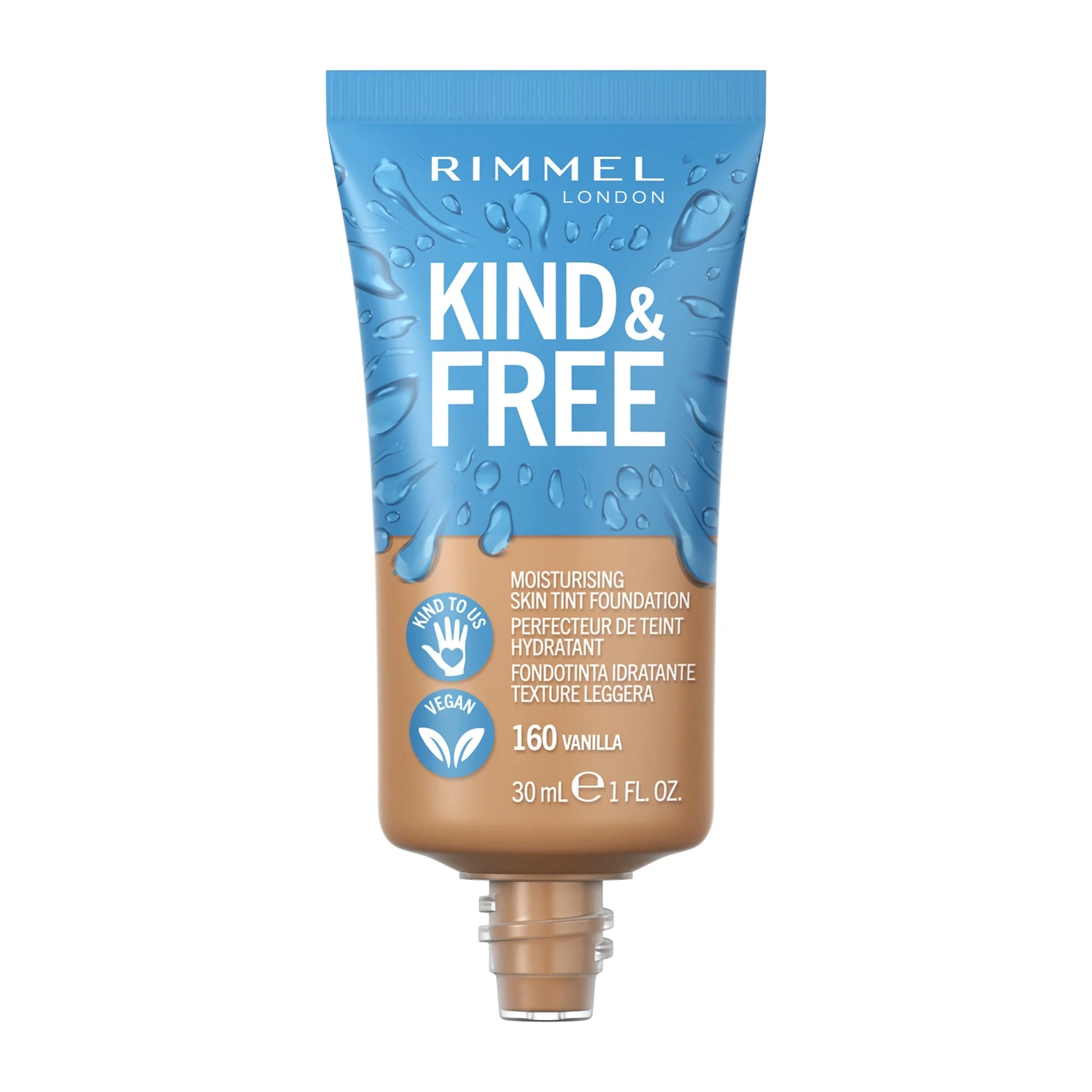 Rimmel Kind & Free Moisturising Skin Tint Foundation 30ml - Image 17