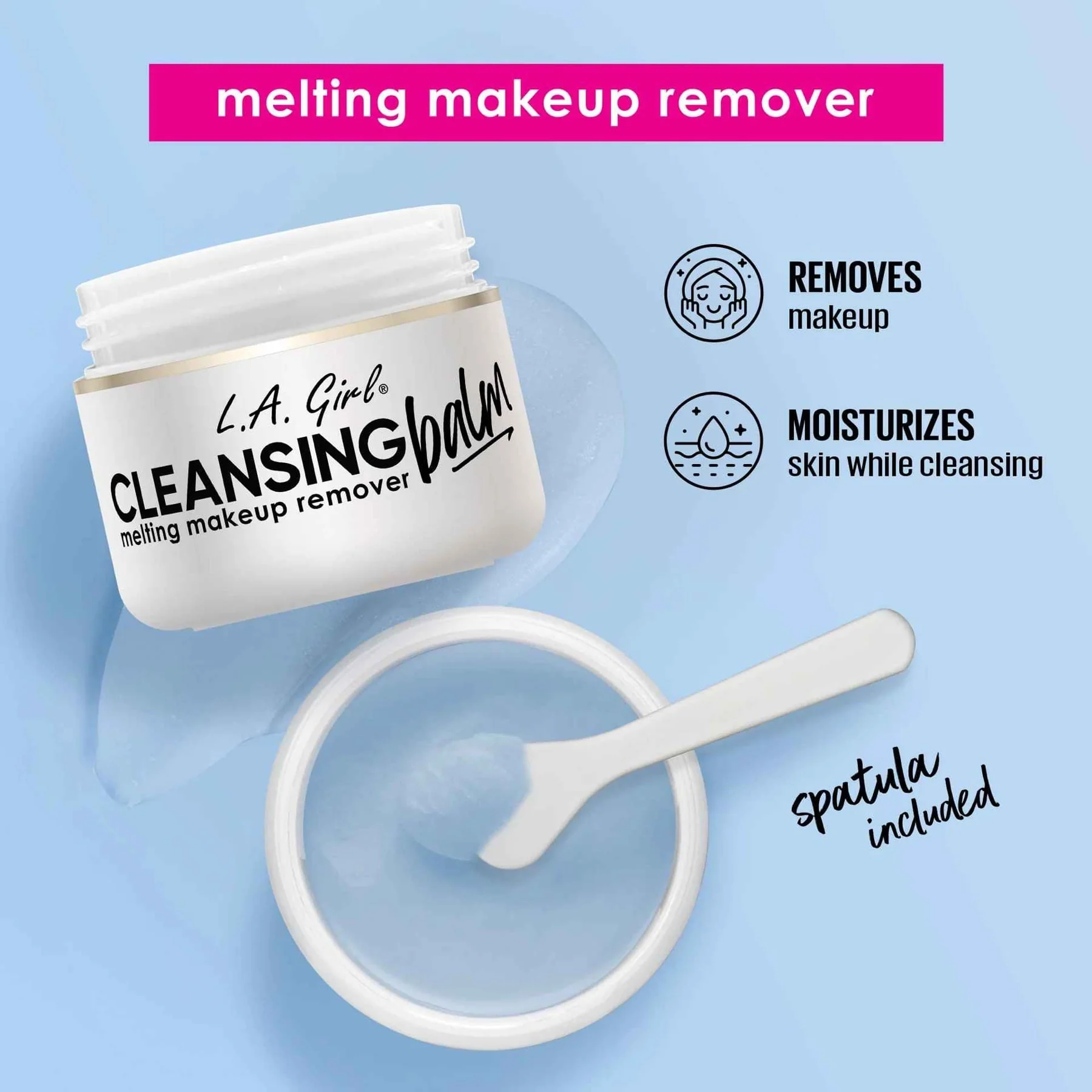 La Girl Cleansing Balm Melting Makeup Remover - Image 2