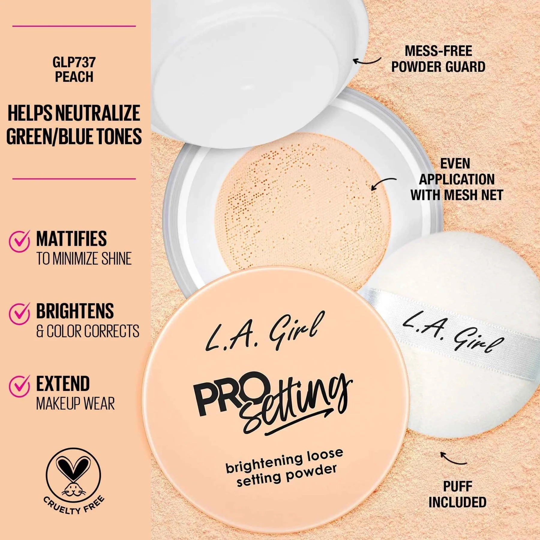 La Girl Loose Setting Powder - Image 6