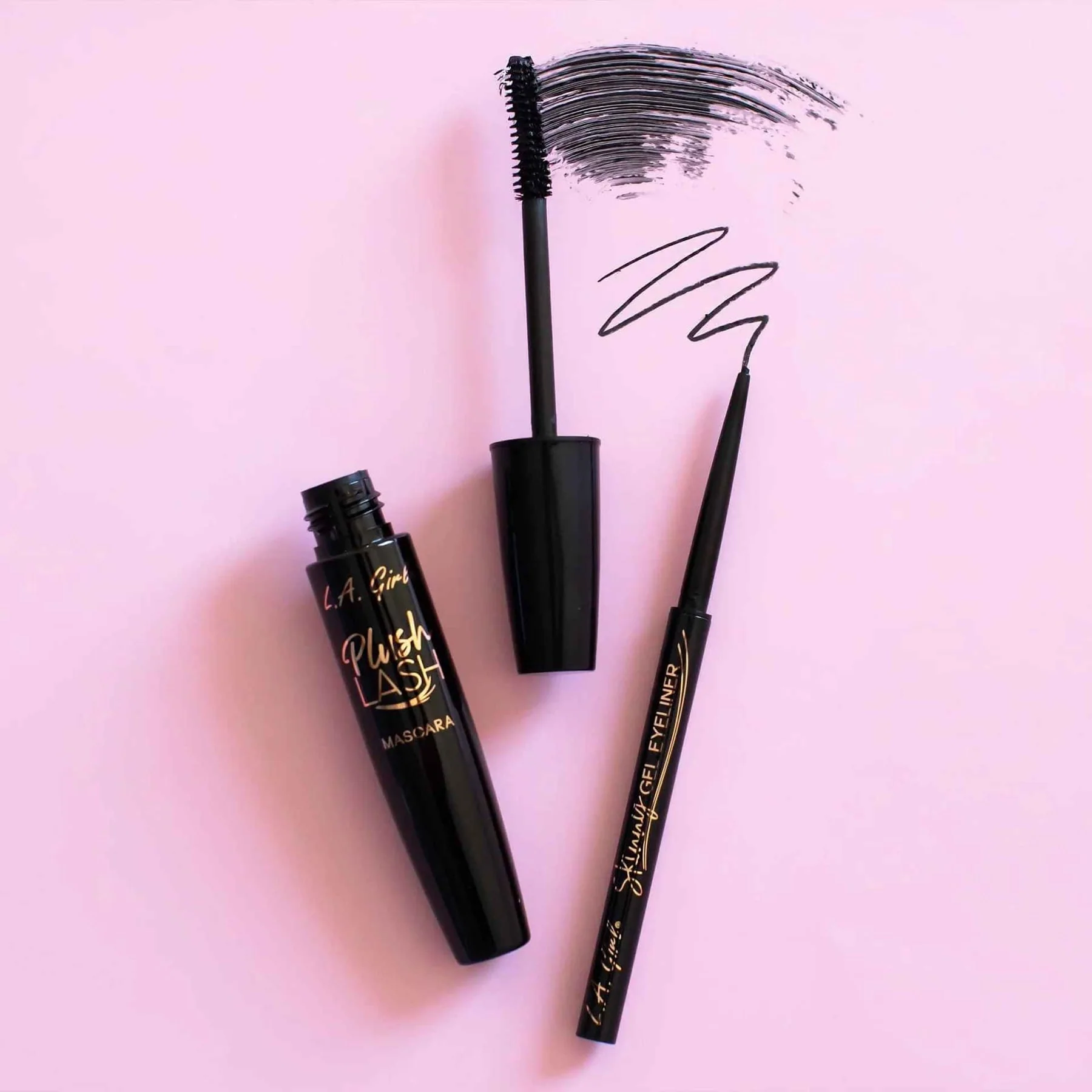 La Girl Plush Mascara Blackest Black - Image 2