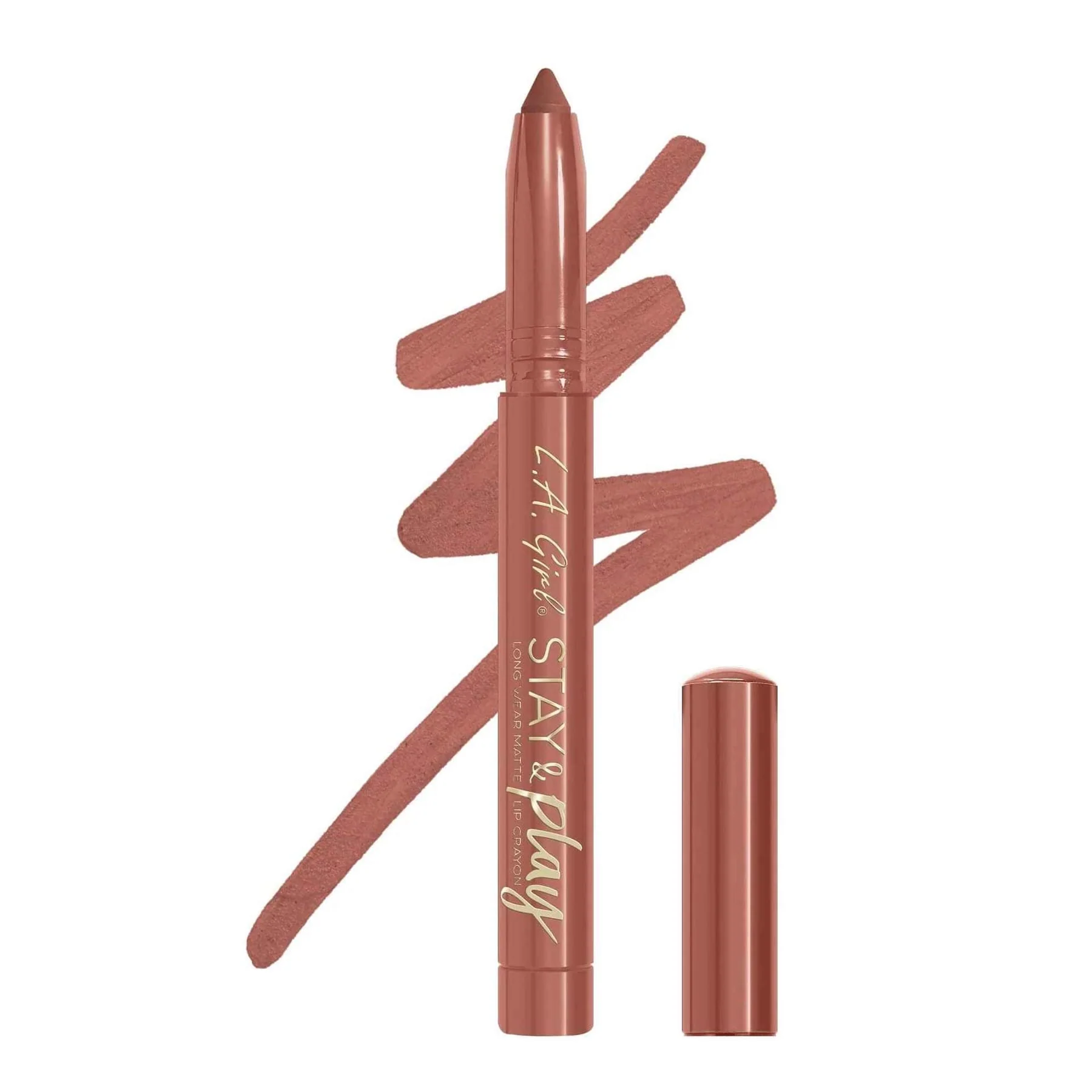 La Girl Stay & Play Matte Lip Crayon - Image 3