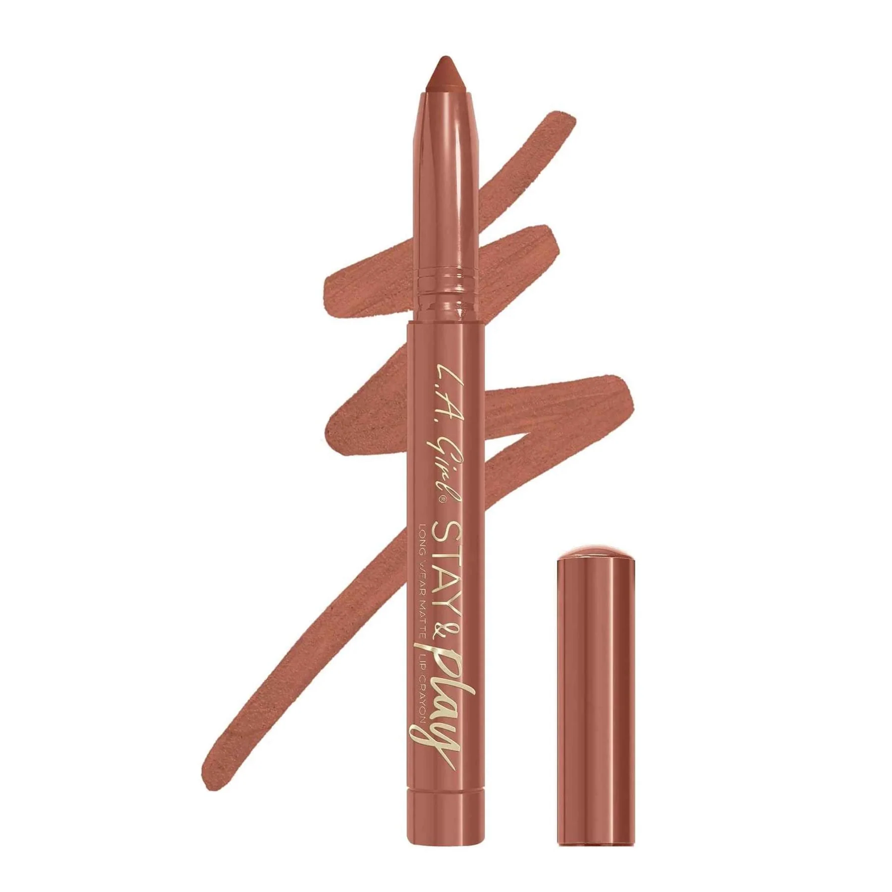 La Girl Stay & Play Matte Lip Crayon - Image 5