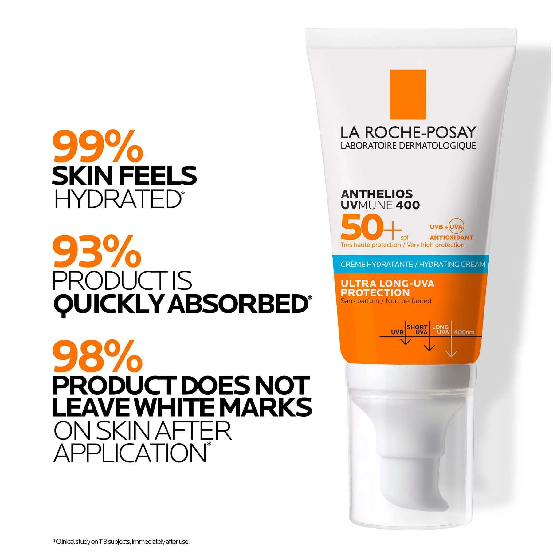 La Roche-posay Anthelios Uvmune 400 Moisturising Cream Spf50+ Fragrance Free 50ml - Image 5