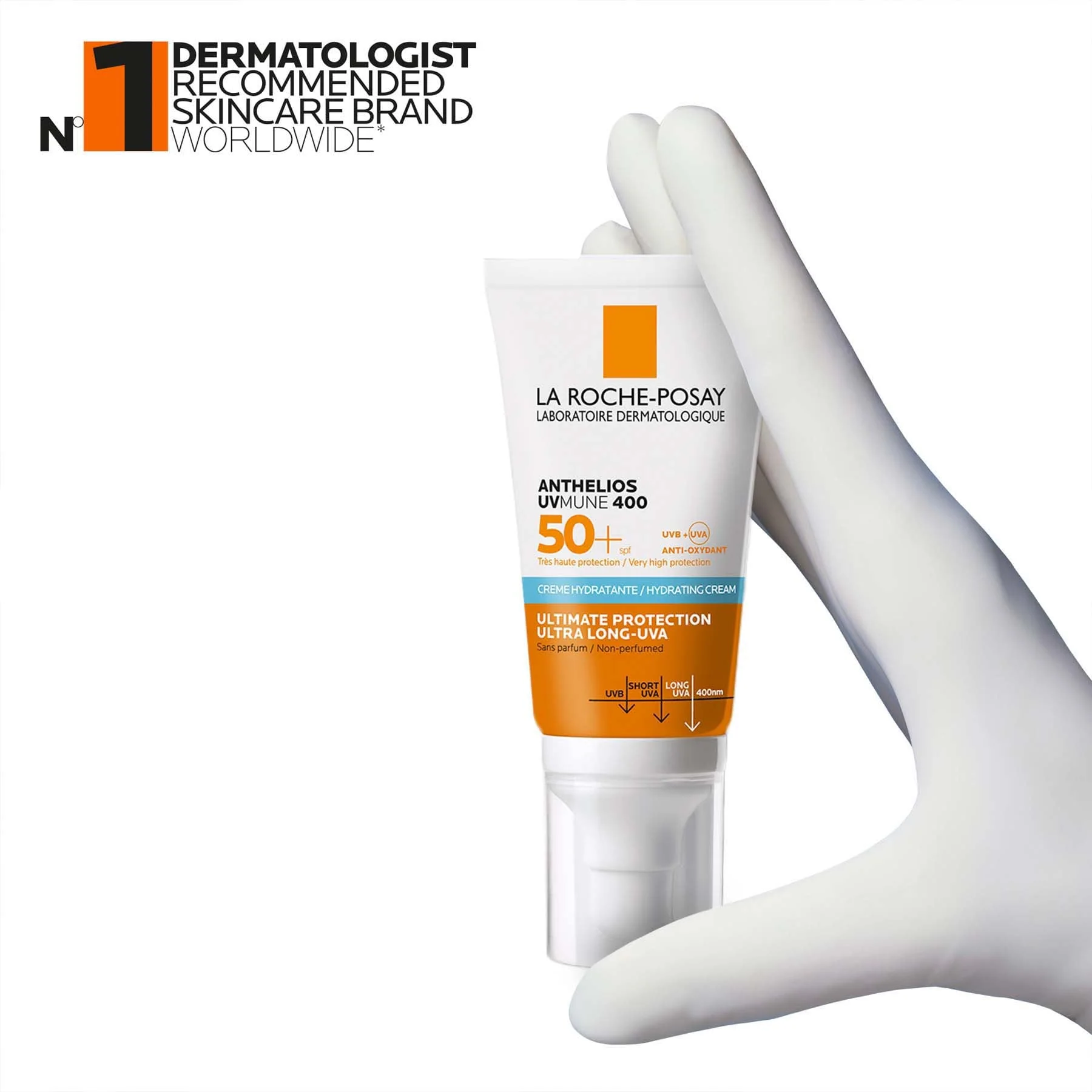 La Roche-posay Anthelios Uvmune 400 Moisturising Cream Spf50+ Fragrance Free 50ml - Image 7