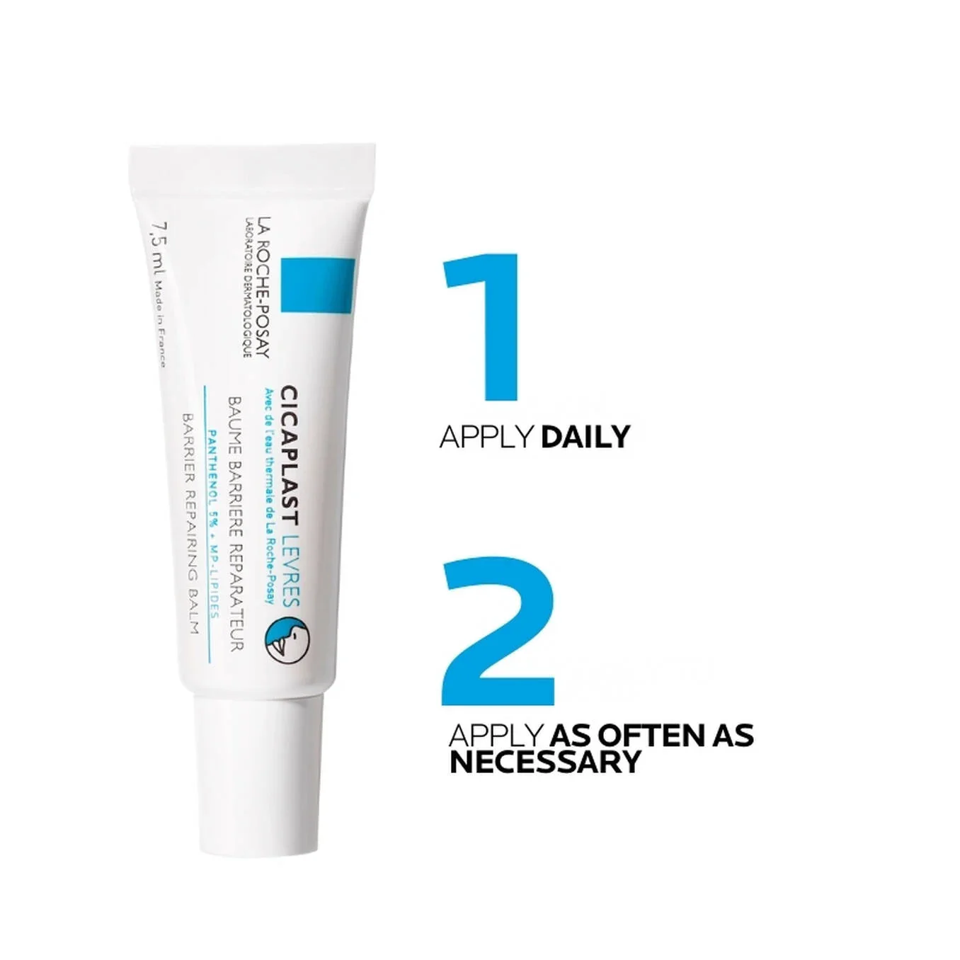 La Roche Posay Cicaplast Levres Moisturising Lip Balm 7.5ml - Image 3