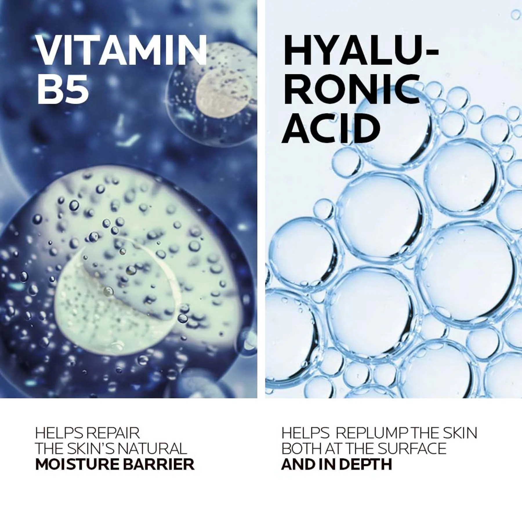 La Roche-posay Hyalu B5 Pure Hyaluronic Acid Serum for Face, Vitamin B5 + Hyaluronic Acid + Madecassoside, Hydrating Serum - Image 3