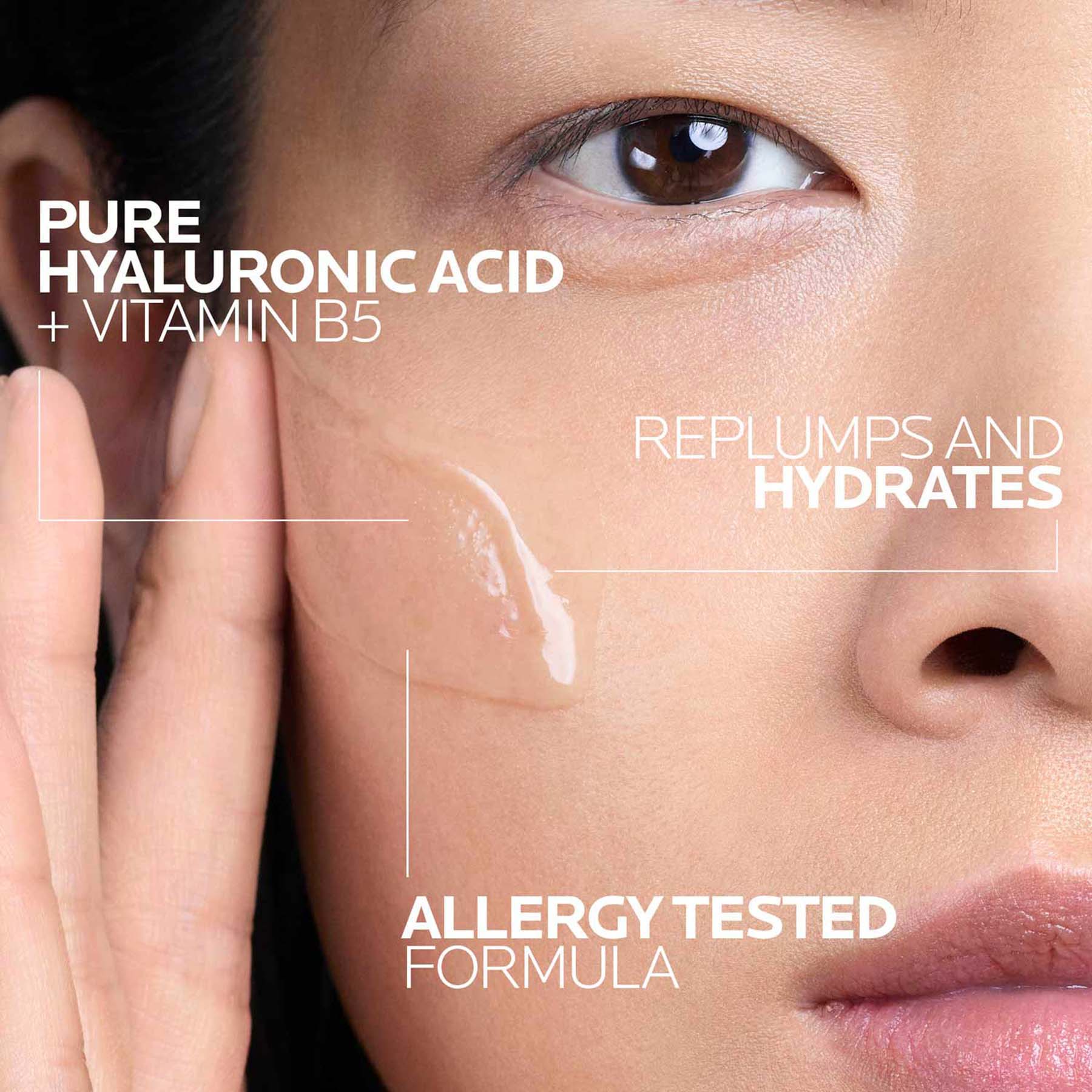 La Roche-posay Hyalu B5 Pure Hyaluronic Acid Serum for Face, Vitamin B5 + Hyaluronic Acid + Madecassoside, Hydrating Serum - Image 8