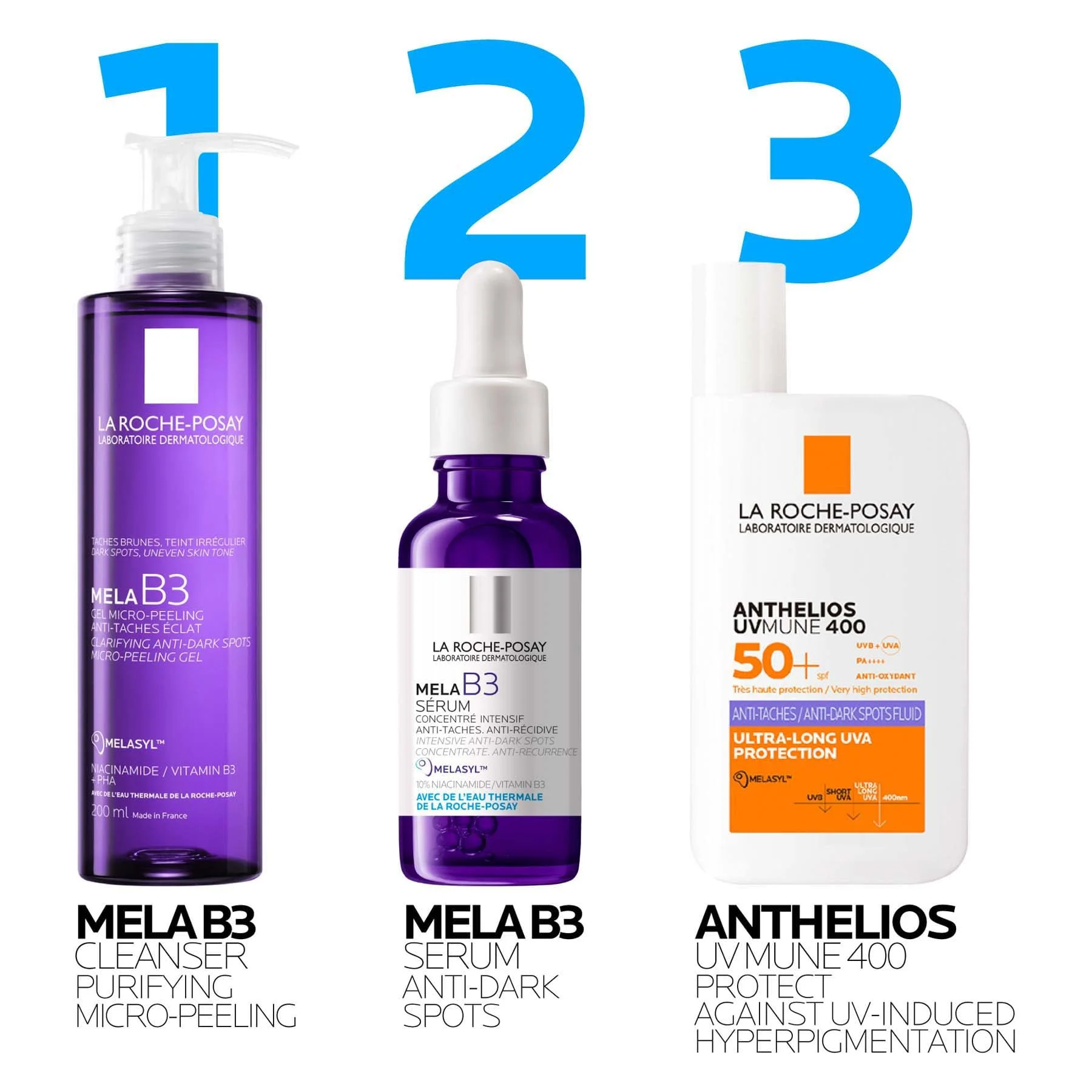 La Roche-posay Mela B3 Anti-dark Spots Cleanser With Niacinamide for All Skin Types 200ml - Image 2