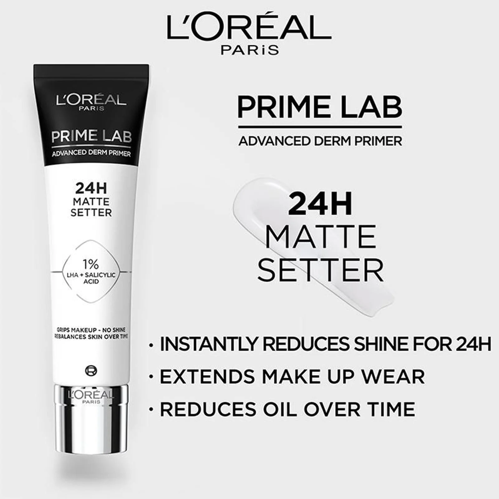 L'Oreal Paris 24 Hour Matte Setter Primer 30ml - Image 6