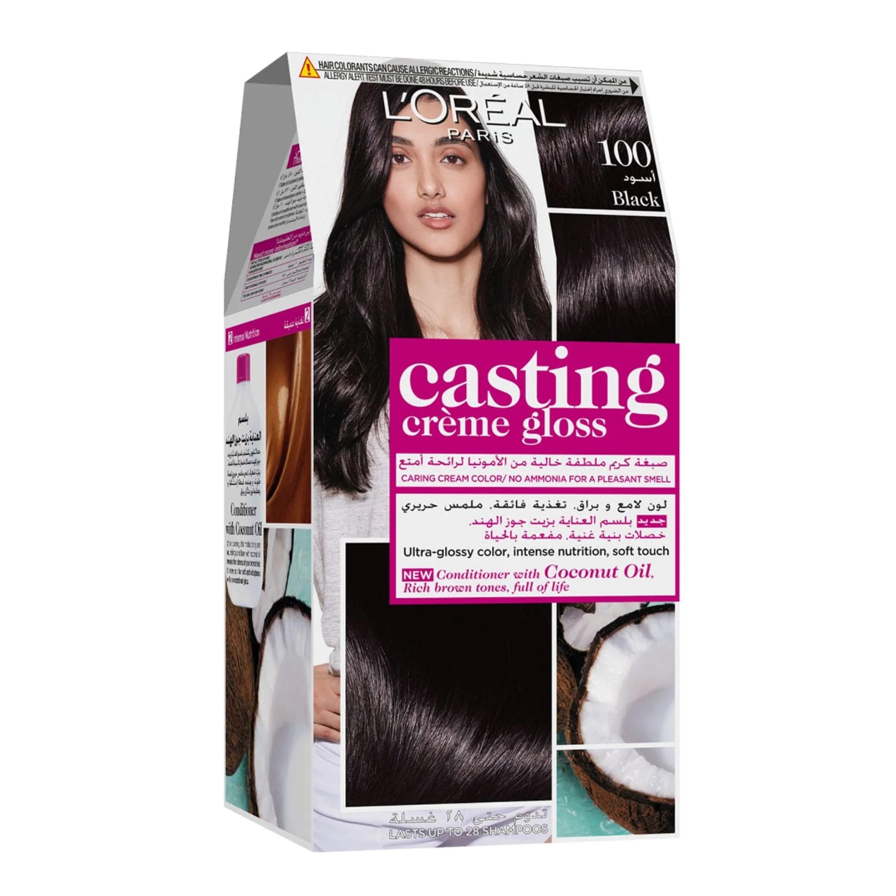 L'Oréal Paris Casting Cream Gloss 100 Black Licorice