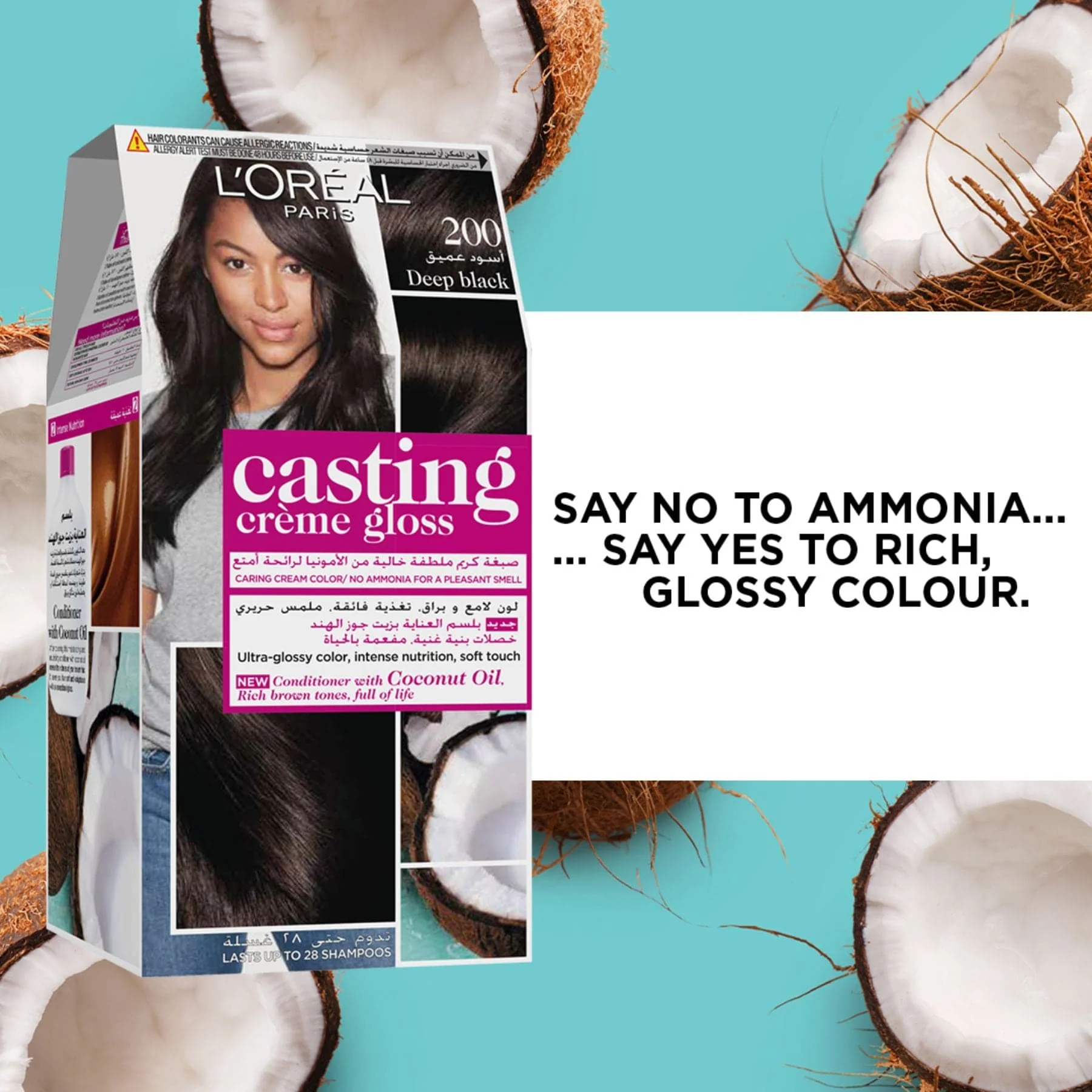 L'Oreal Paris Casting Creme Gloss No Ammonia Permanent Hair Colour 48ml - Image 2