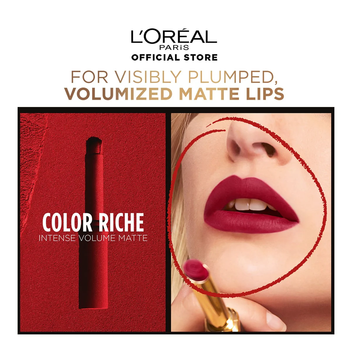 L'Oreal Paris Color Riche Intense Volume Matte Lipstick 1.8g - Image 27