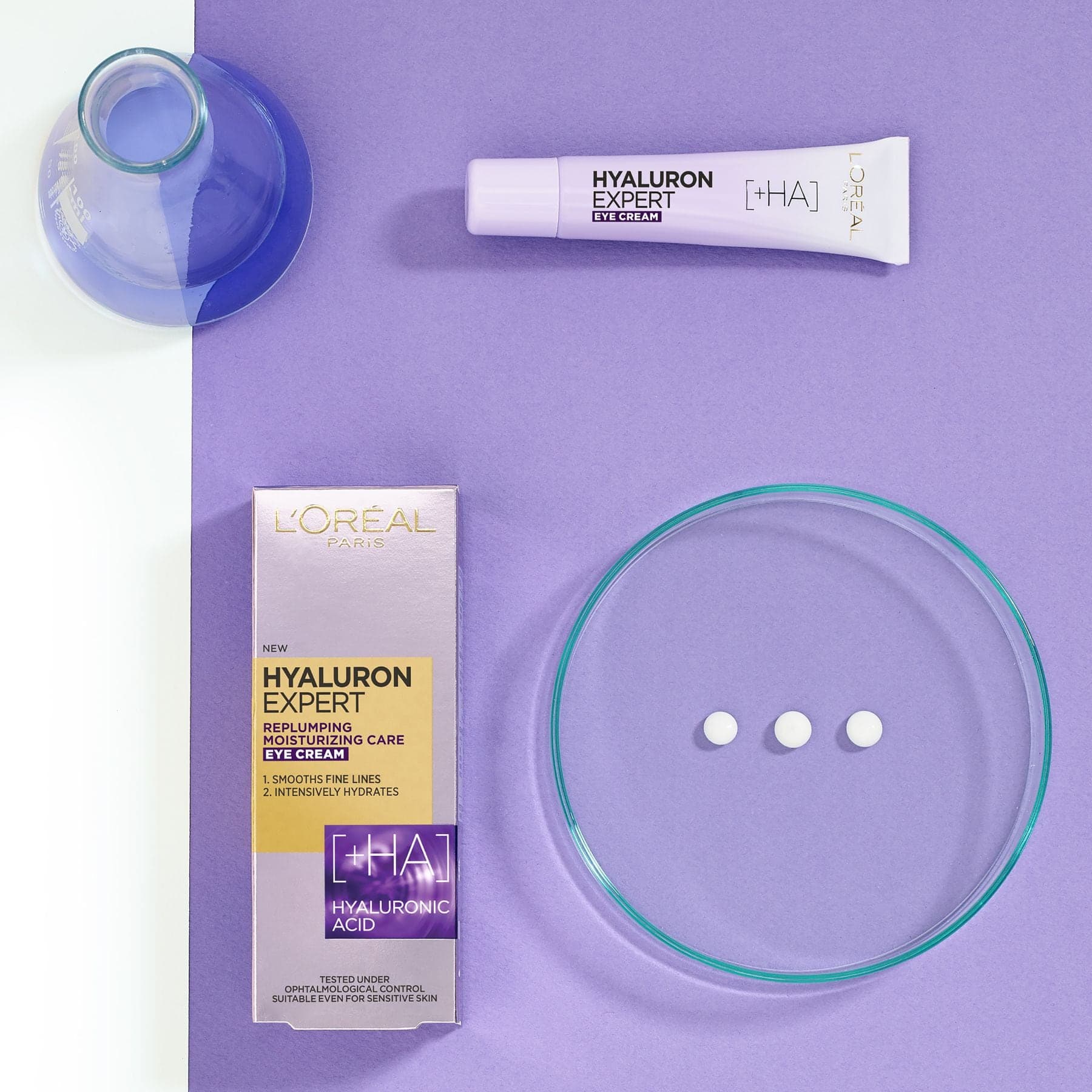 L'Oreal Paris Hyaluron Expert Hydrating Eye Cream 15ml - Image 5