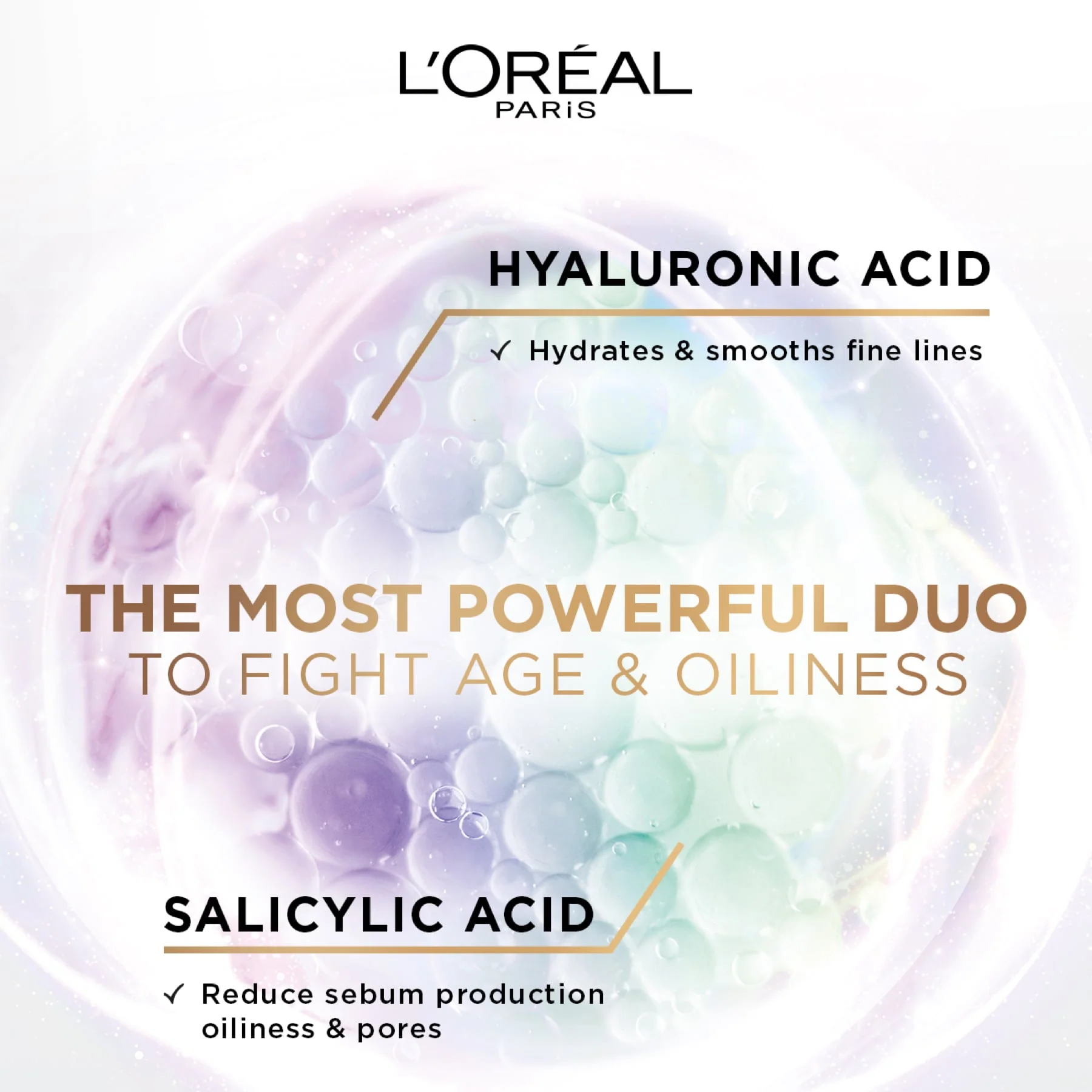 L'Oréal Paris Hyaluron Expert Shine Control Replumping Gel Cream With Hyaluronic Acid - 50ml - Image 3