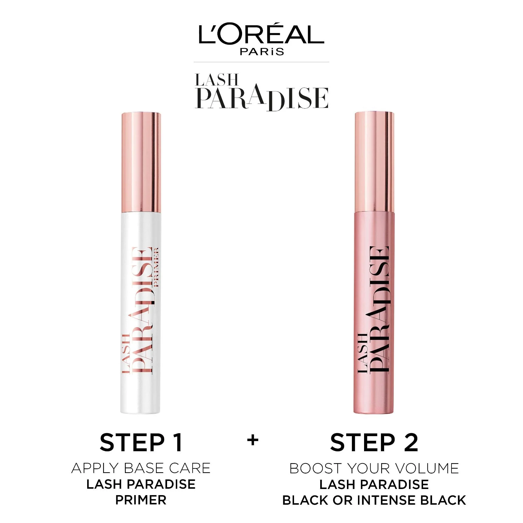 L'Oreal Paris Lash Paradise Mascara Intense Black Volumising - Image 6
