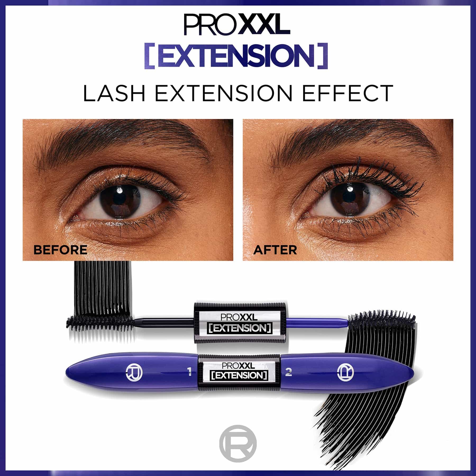 L'Oreal Paris Pro XXL Extension Mascara Black - Image 3