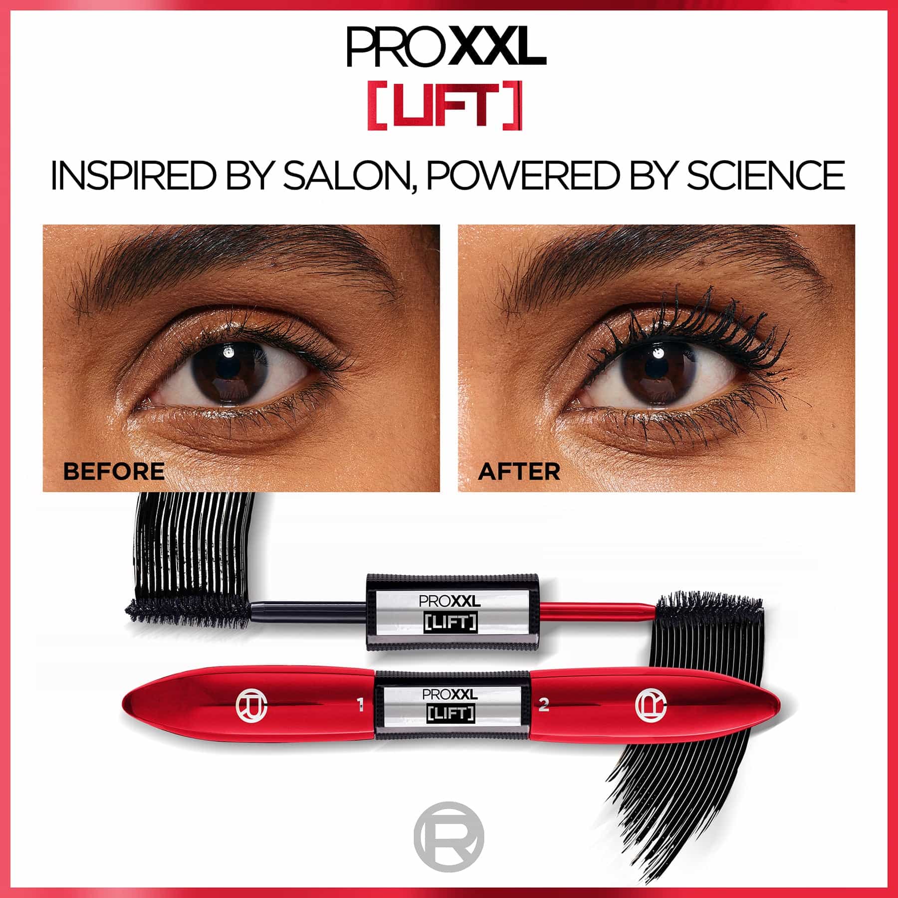L'Oreal Paris Pro XXL Lift Mascara Black - Image 3