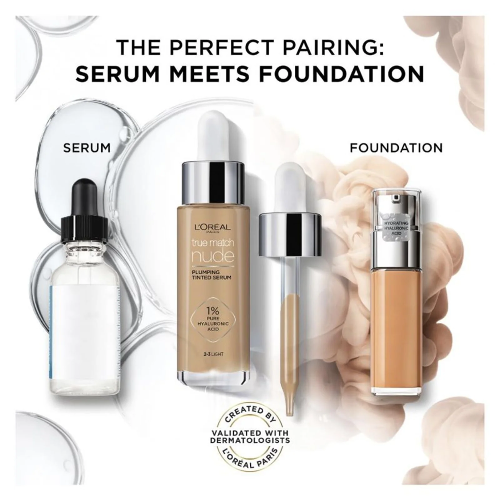 L'Oreal Paris True Match Nude Plumping Tinted Serum Foundation - Image 4