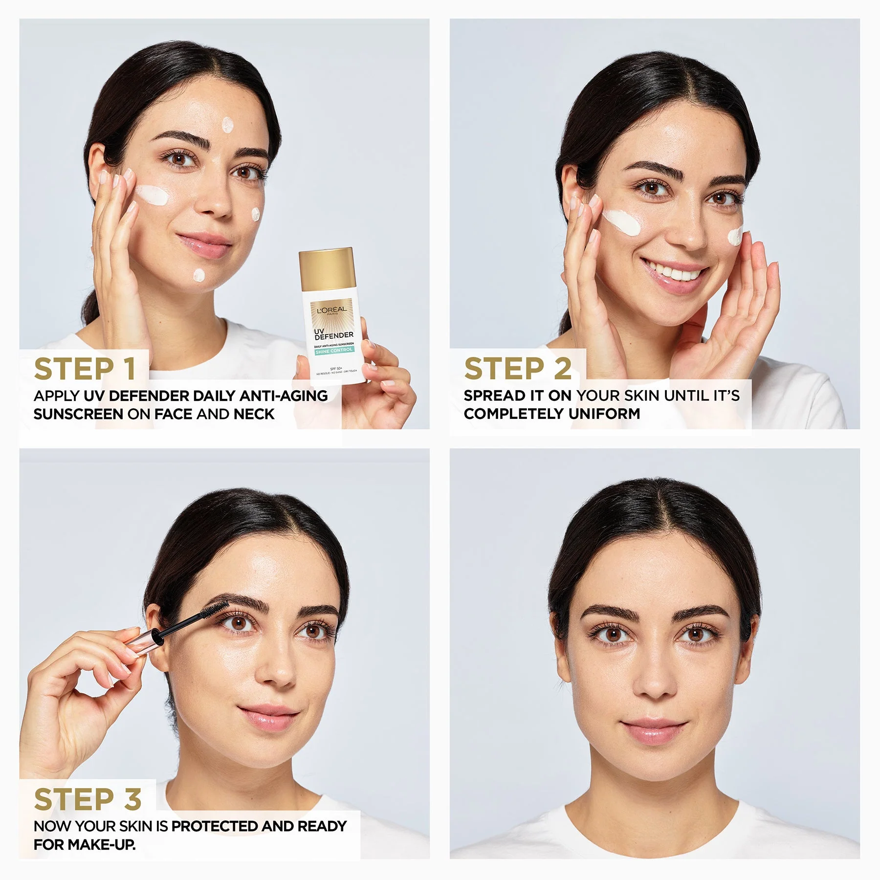 L'Oreal Paris UV Defender Shine Control Daily Anti-Ageing Sunscreen SPF 50+  50ml - Image 9