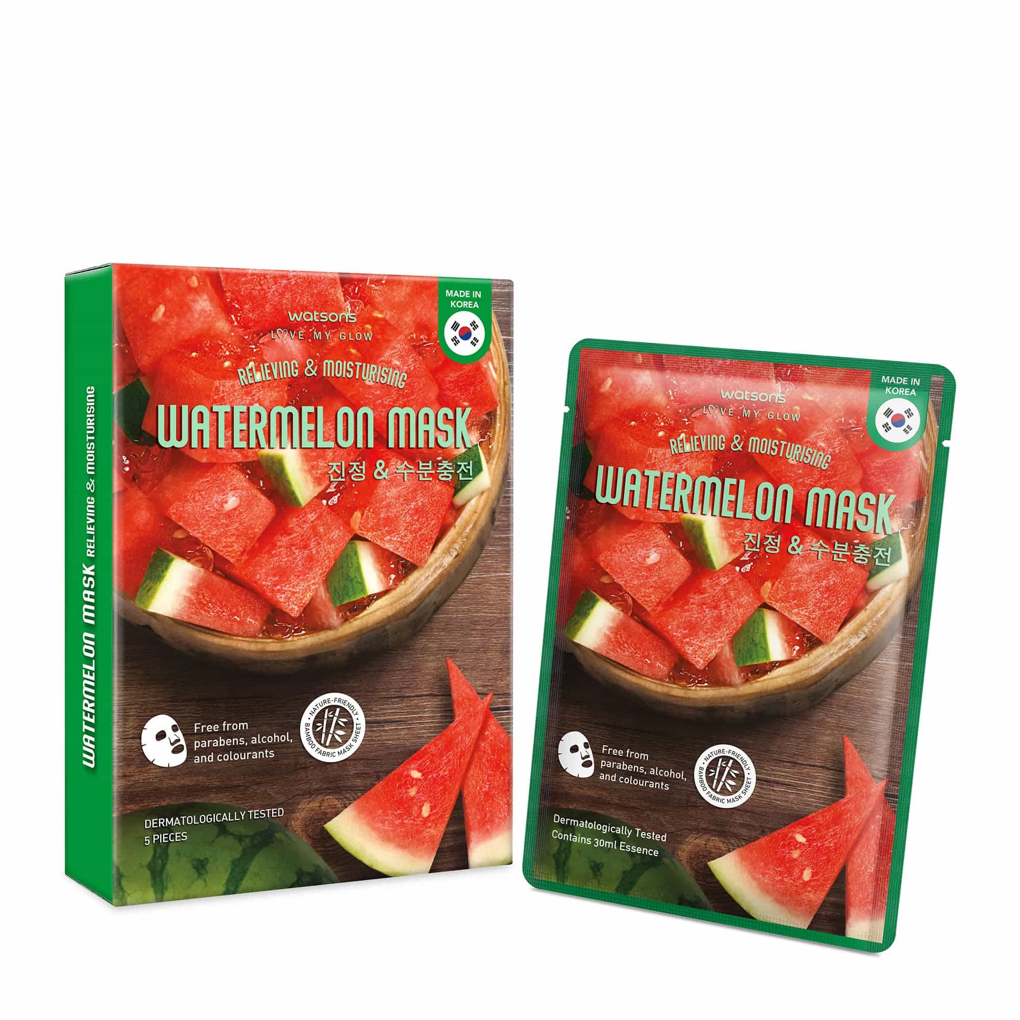 Love My Glow Relieving Sheet Mask Watermelon - Image 2
