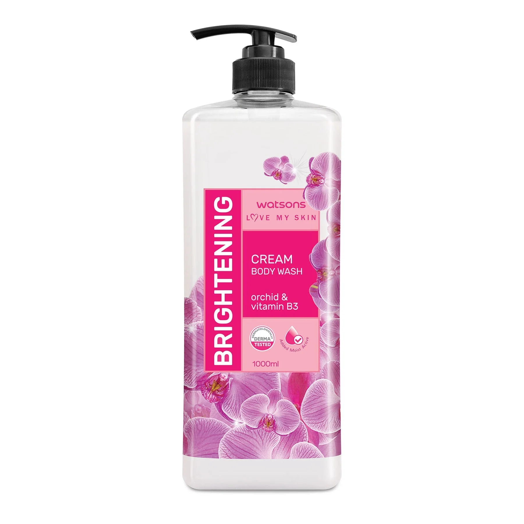 Love My Skin Brightening Cream Body Wash Orchid 1l - Image 2