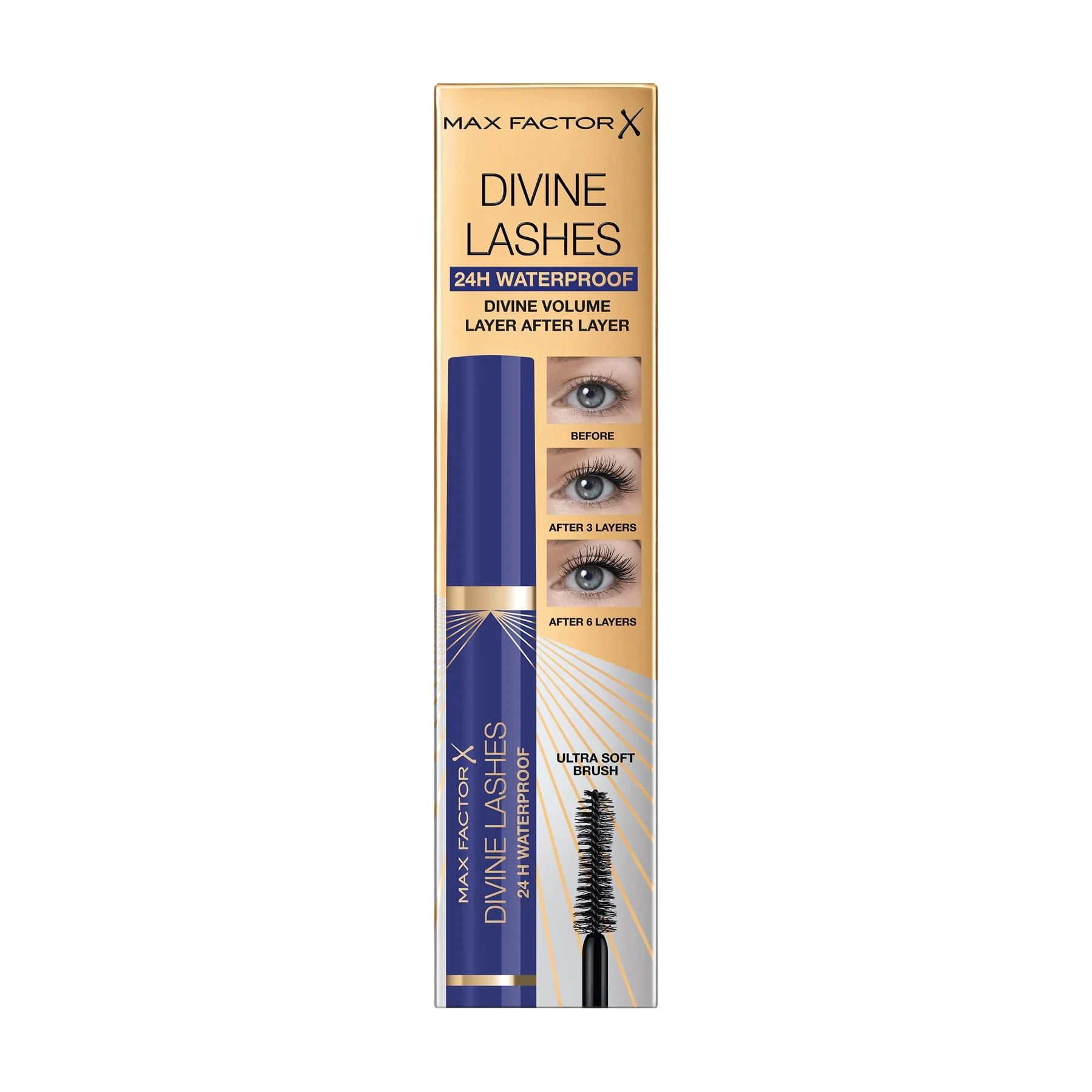 Max Factor Divine Lashes Mascara 24H Waterproof Mascara 9ml - Image 3