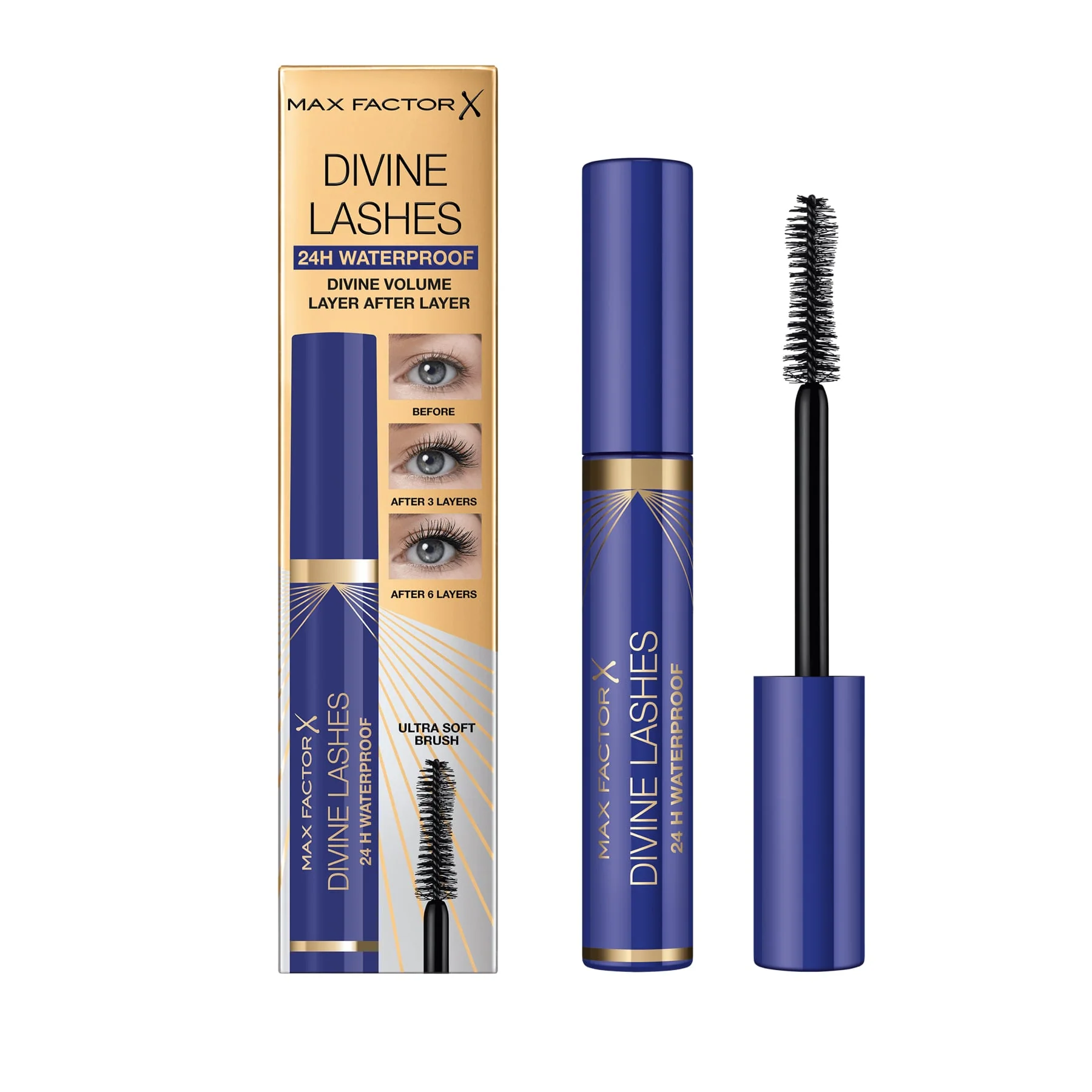 Max Factor Divine Lashes Mascara 24H Waterproof Mascara 9ml - Image 5