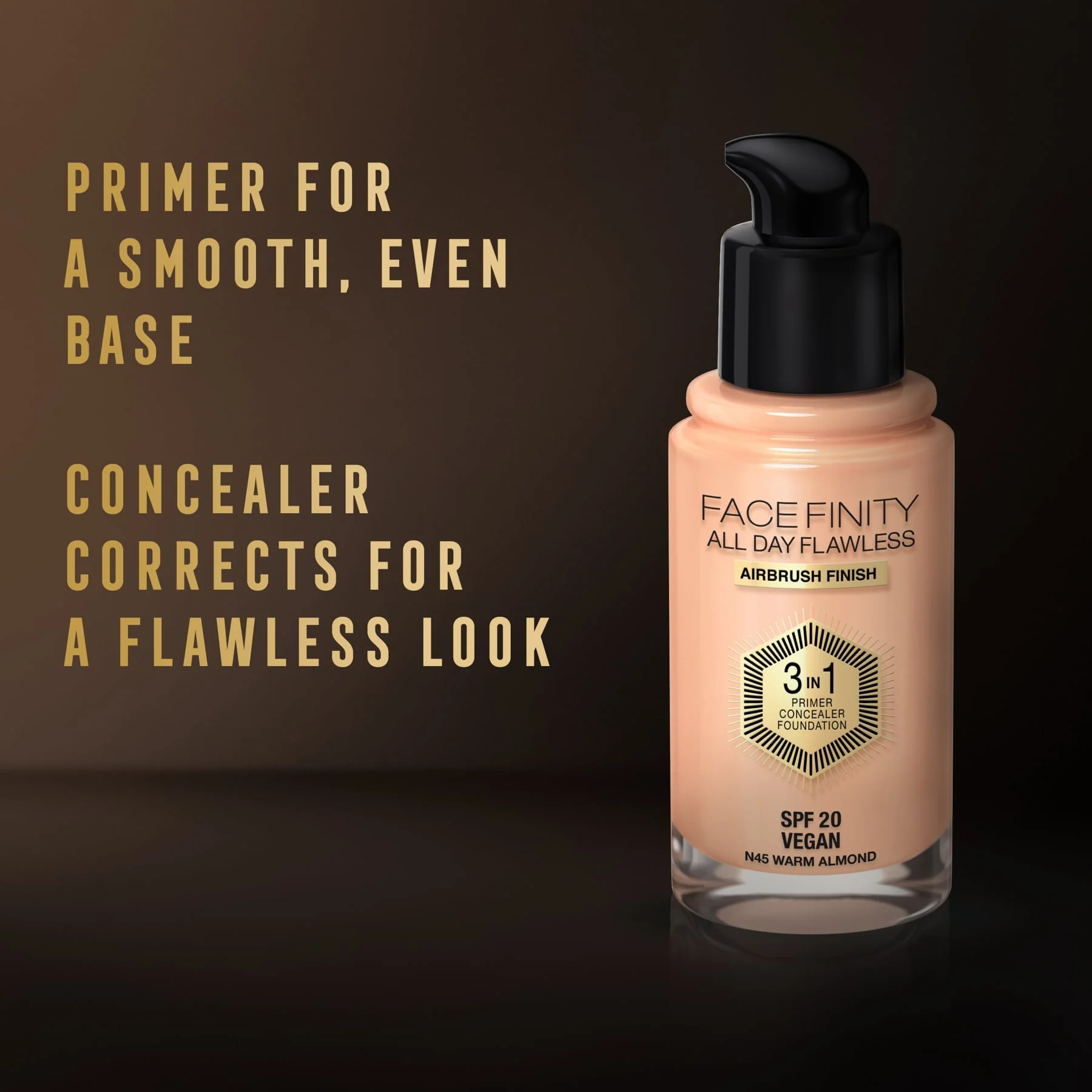 Max Factor Facefinity All Day Flawless 3 In 1 Foundation Matte Finish 30ml - Image 109