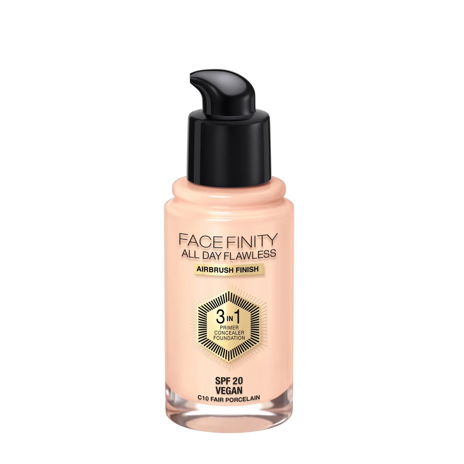 Max Factor Facefinity All Day Flawless 3 In 1 Foundation Matte Finish 30ml - Image 125