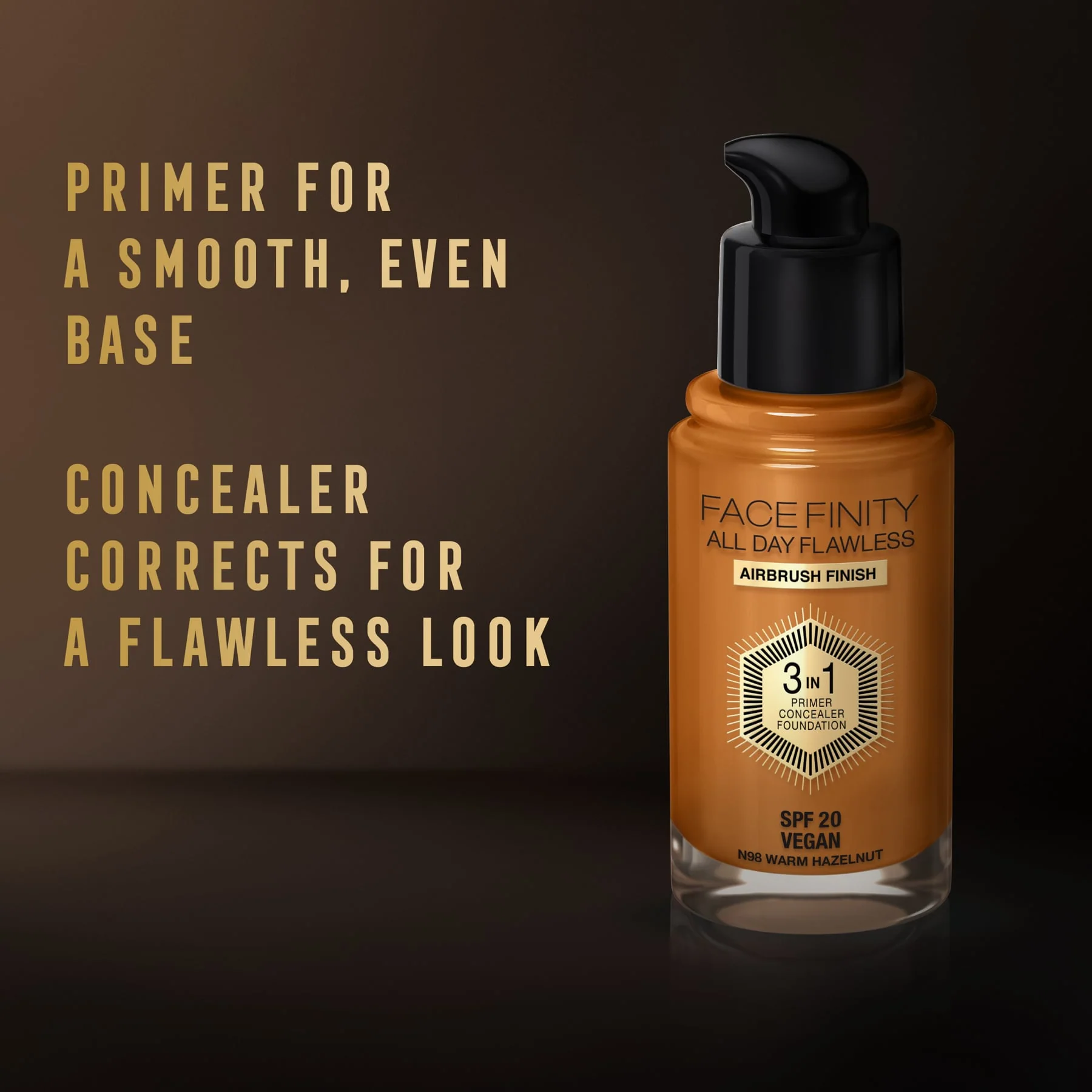 Max Factor Facefinity All Day Flawless 3 In 1 Foundation Matte Finish 30ml - Image 50