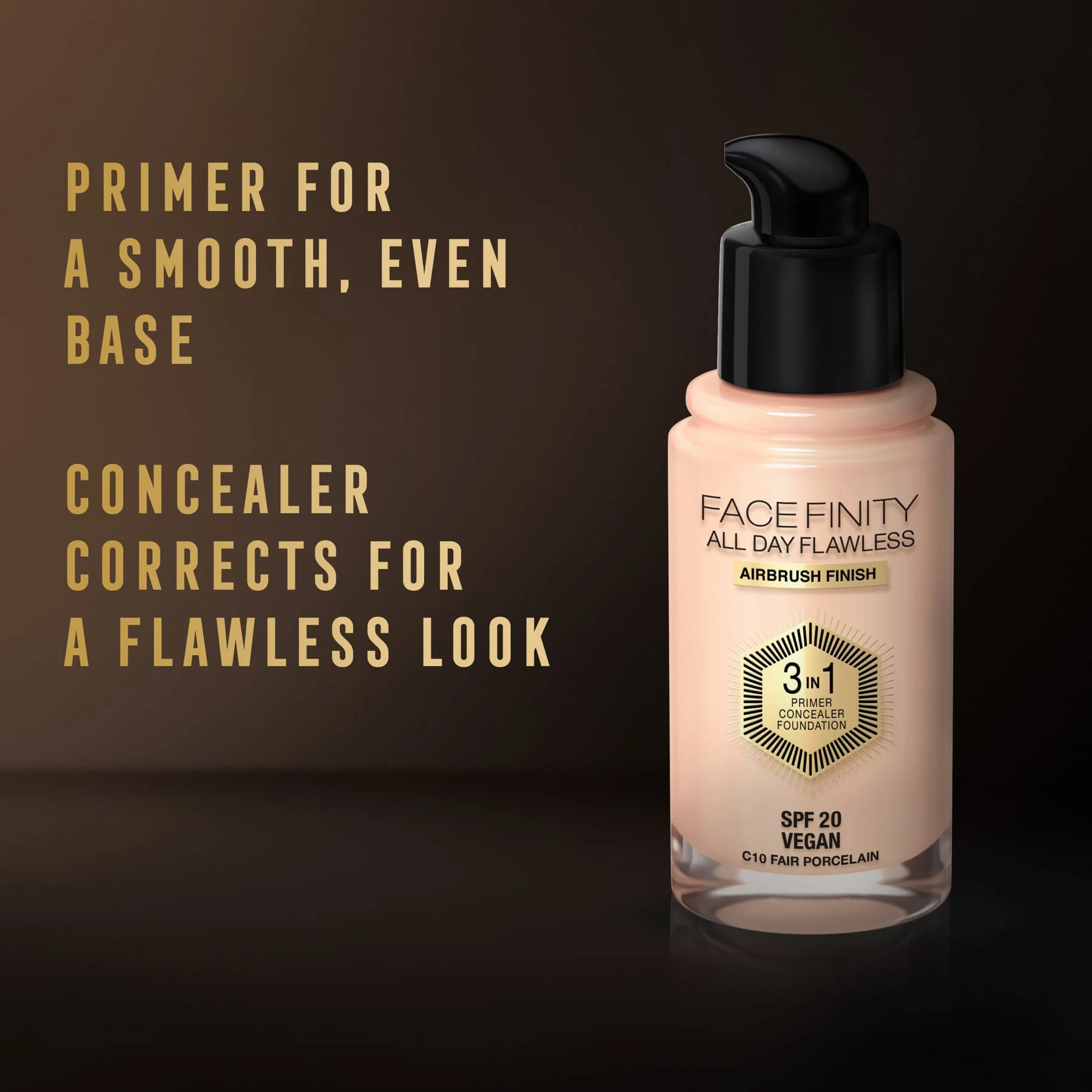Max Factor Facefinity All Day Flawless 3 In 1 Foundation Matte Finish 30ml - Image 58
