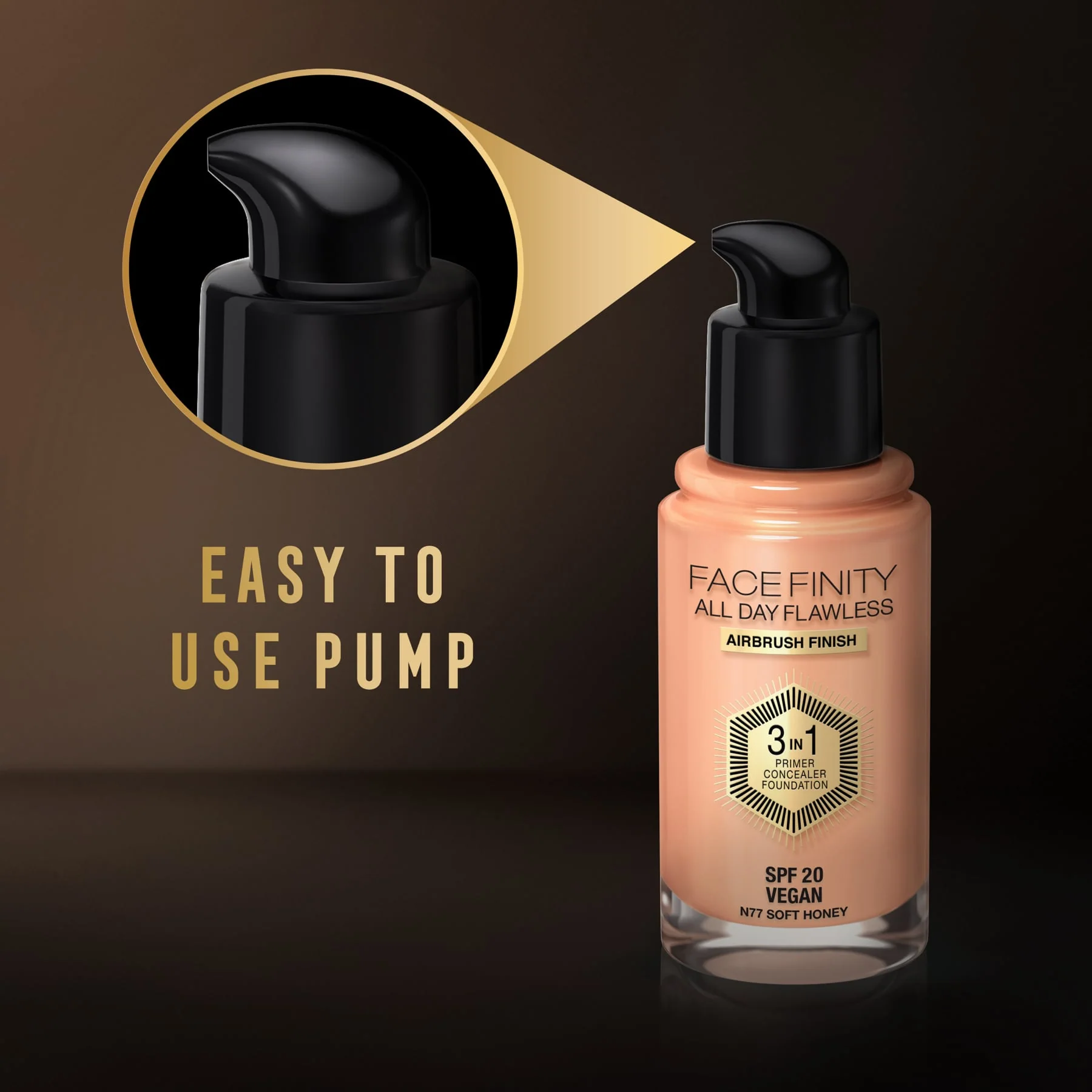 Max Factor Facefinity All Day Flawless 3 In 1 Foundation Matte Finish 30ml - Image 73