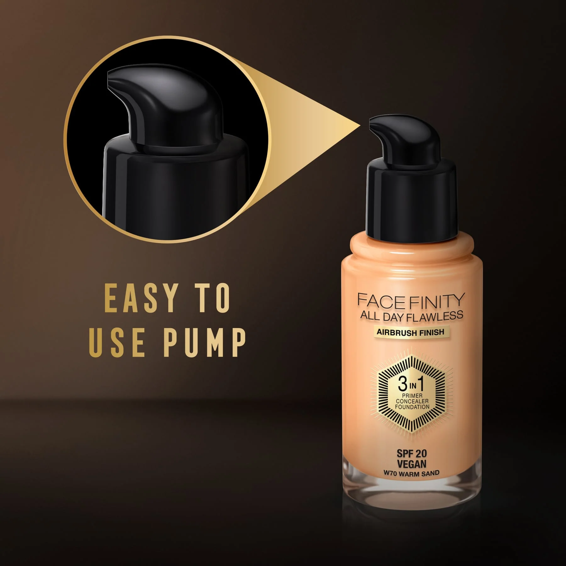 Max Factor Facefinity All Day Flawless 3 In 1 Foundation Matte Finish 30ml - Image 81