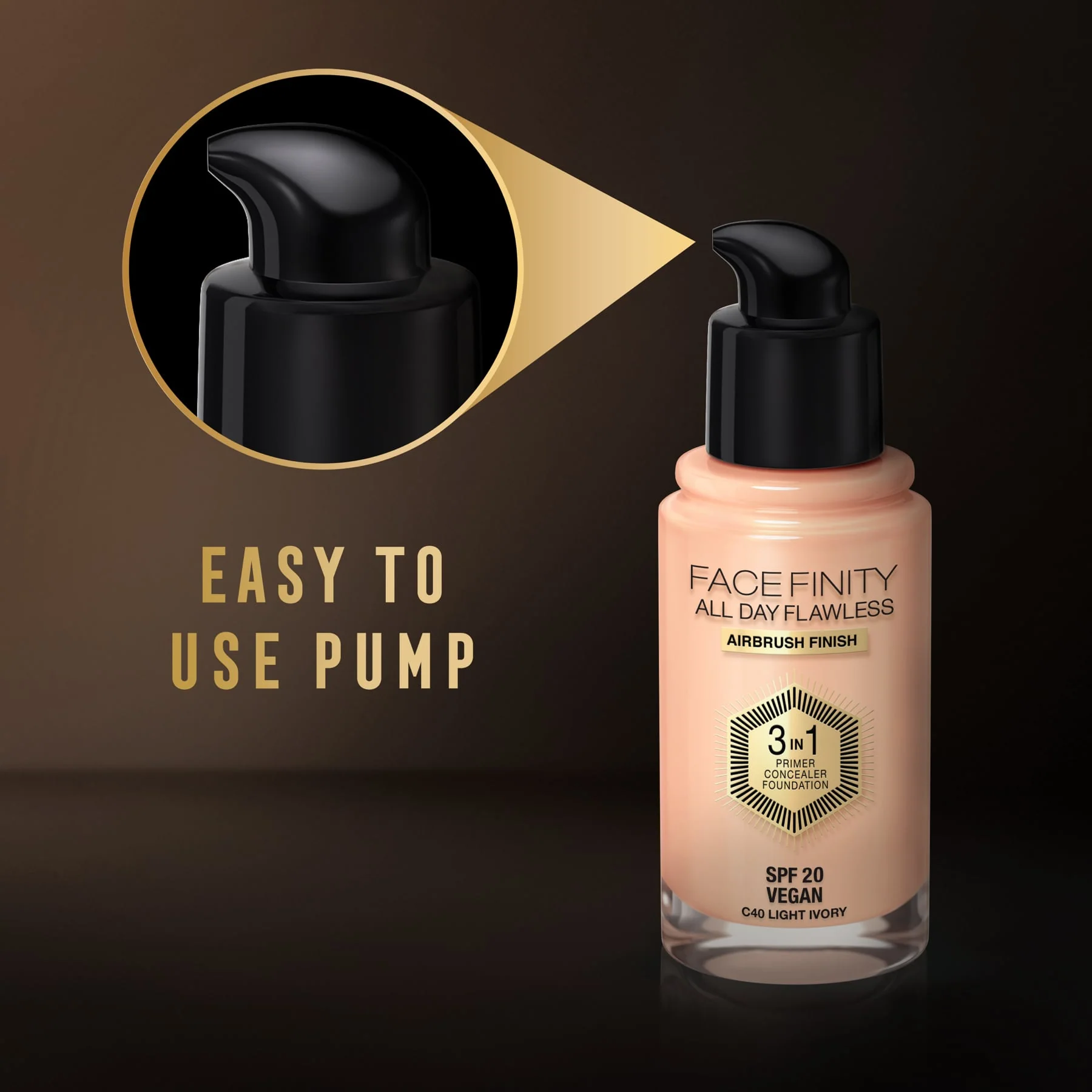 Max Factor Facefinity All Day Flawless 3 In 1 Foundation Matte Finish 30ml - Image 86