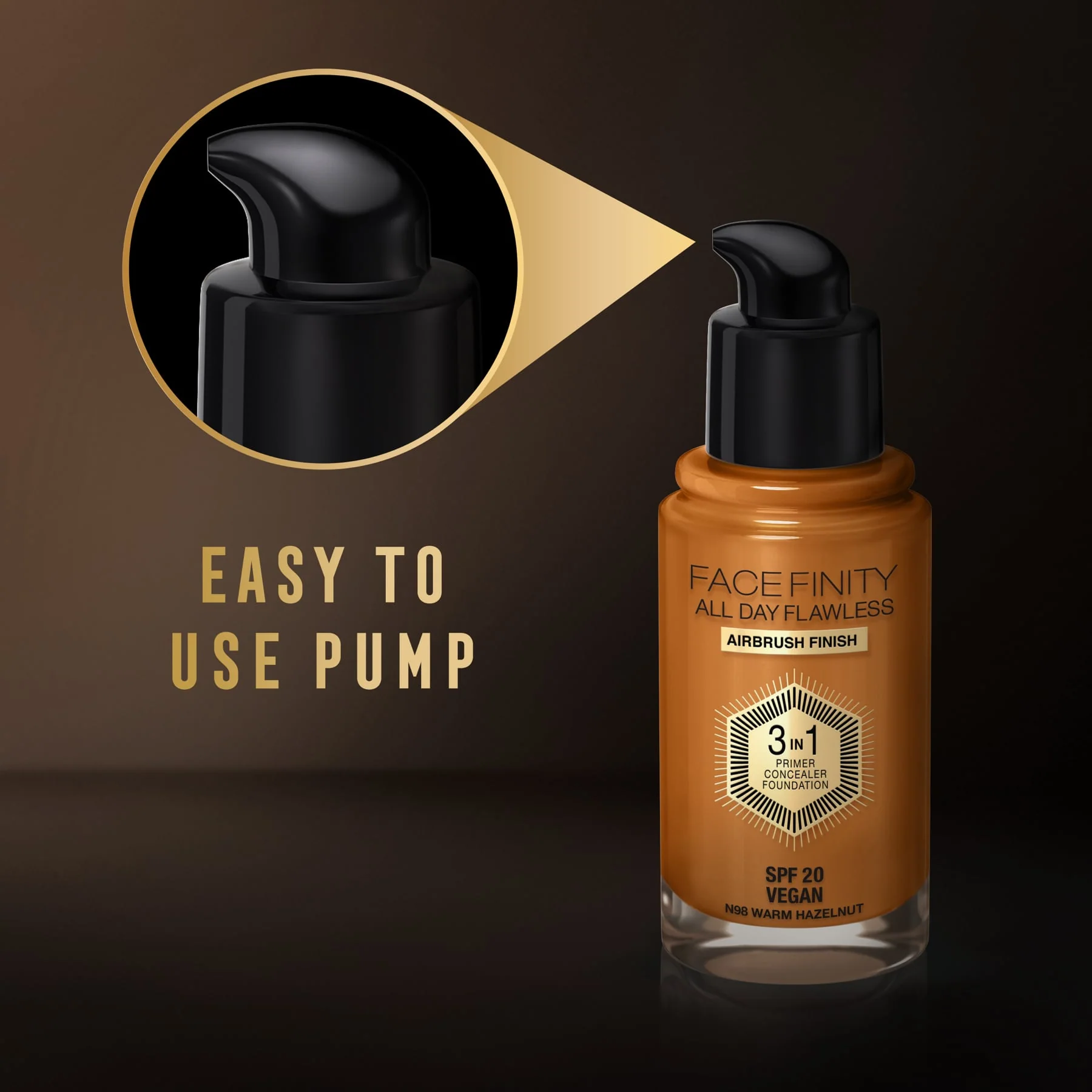 Max Factor Facefinity All Day Flawless 3 In 1 Foundation Matte Finish 30ml - Image 90