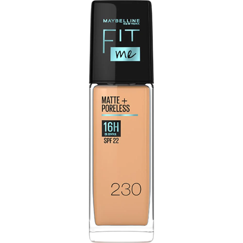 Maybelline Fit Me Matte+Poreless Liquid Foundation with SPF22 30ml - Image 25