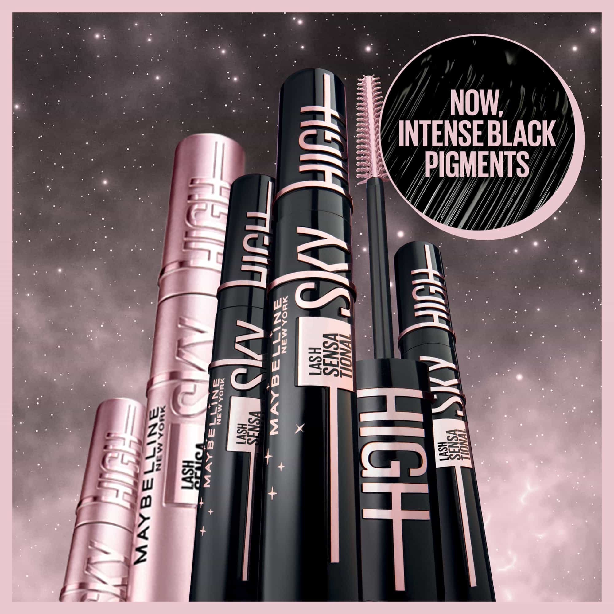 Maybelline Lash Sensational Sky High Mascara Cosmic Black - Image 5