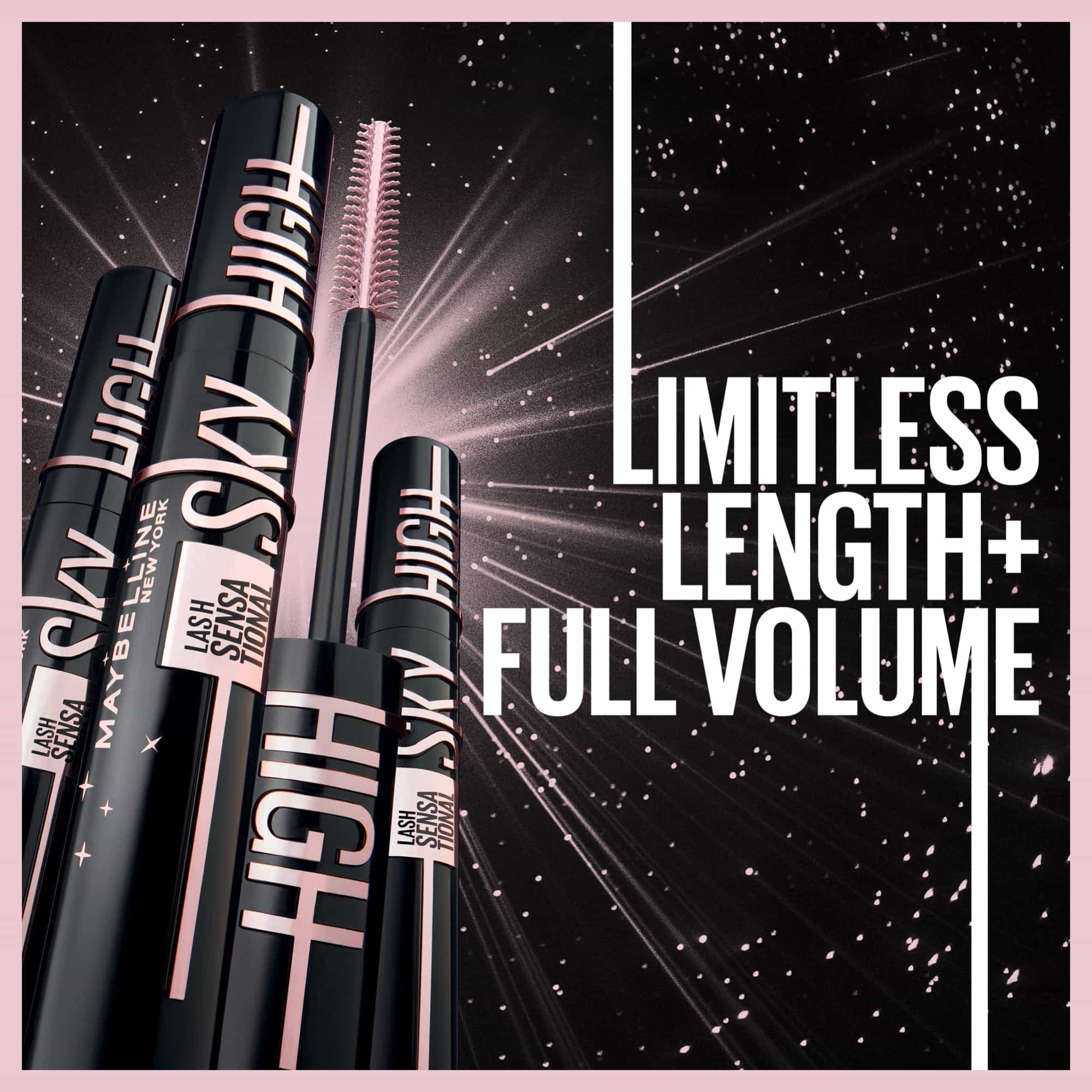Maybelline Lash Sensational Sky High Mascara Cosmic Black - Image 6