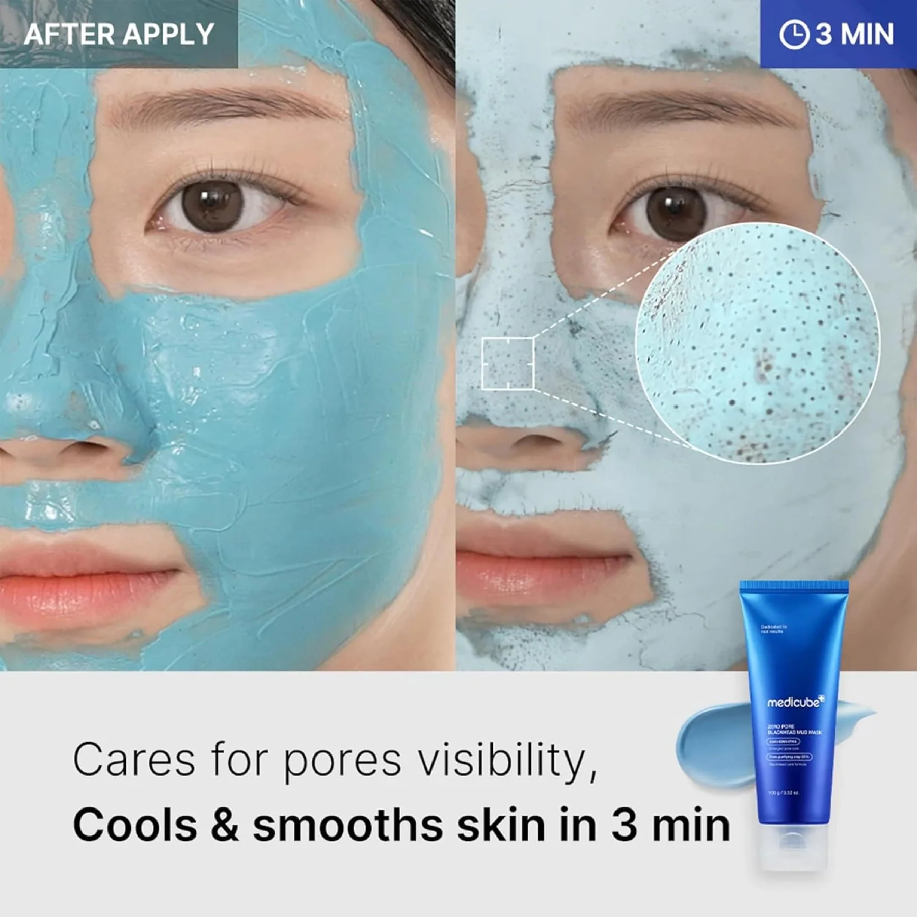 Medicube Zero Pore Blackhead Mud Facial Mask - Image 3
