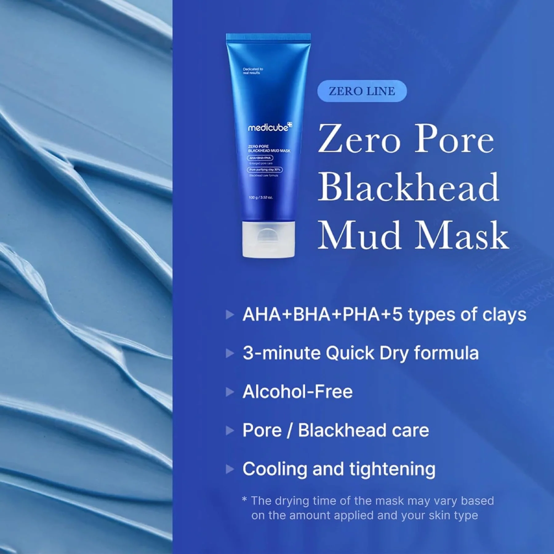 Medicube Zero Pore Blackhead Mud Facial Mask - Image 7