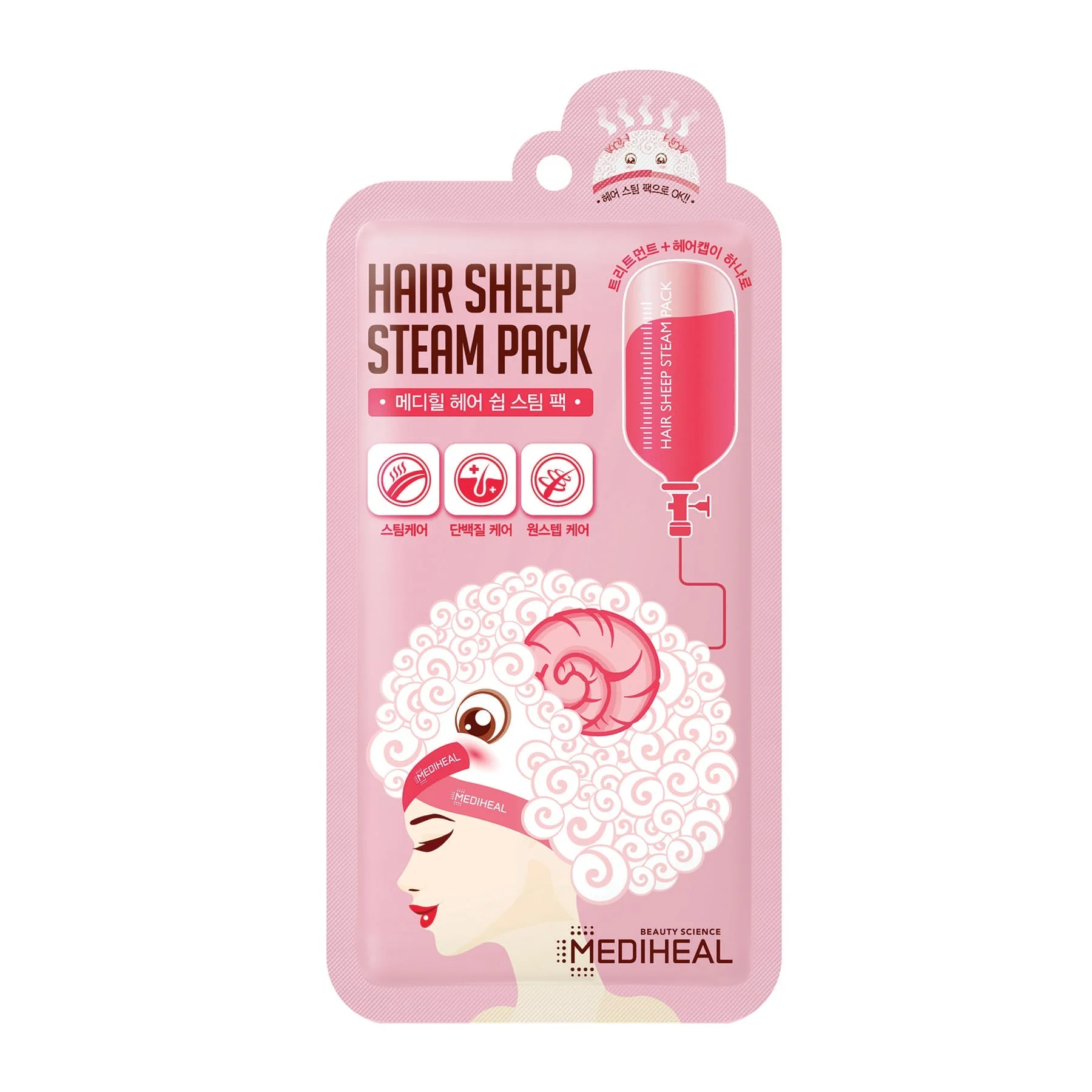 Mediheal Hair Sheep Steam Pack Hair Mask 1pc