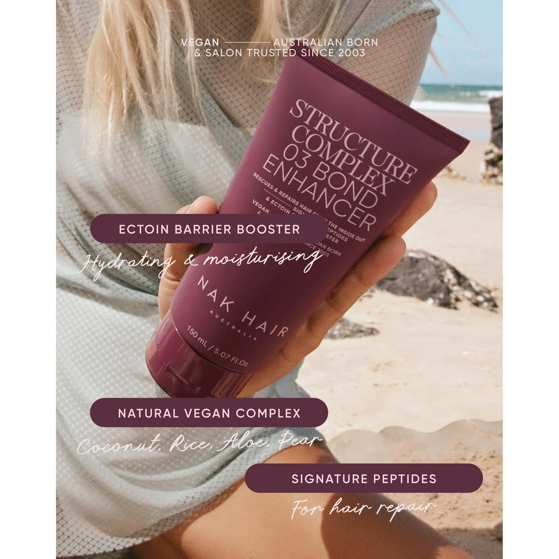 Nak Hair Signature Bond Enhancer 150ml - Image 3