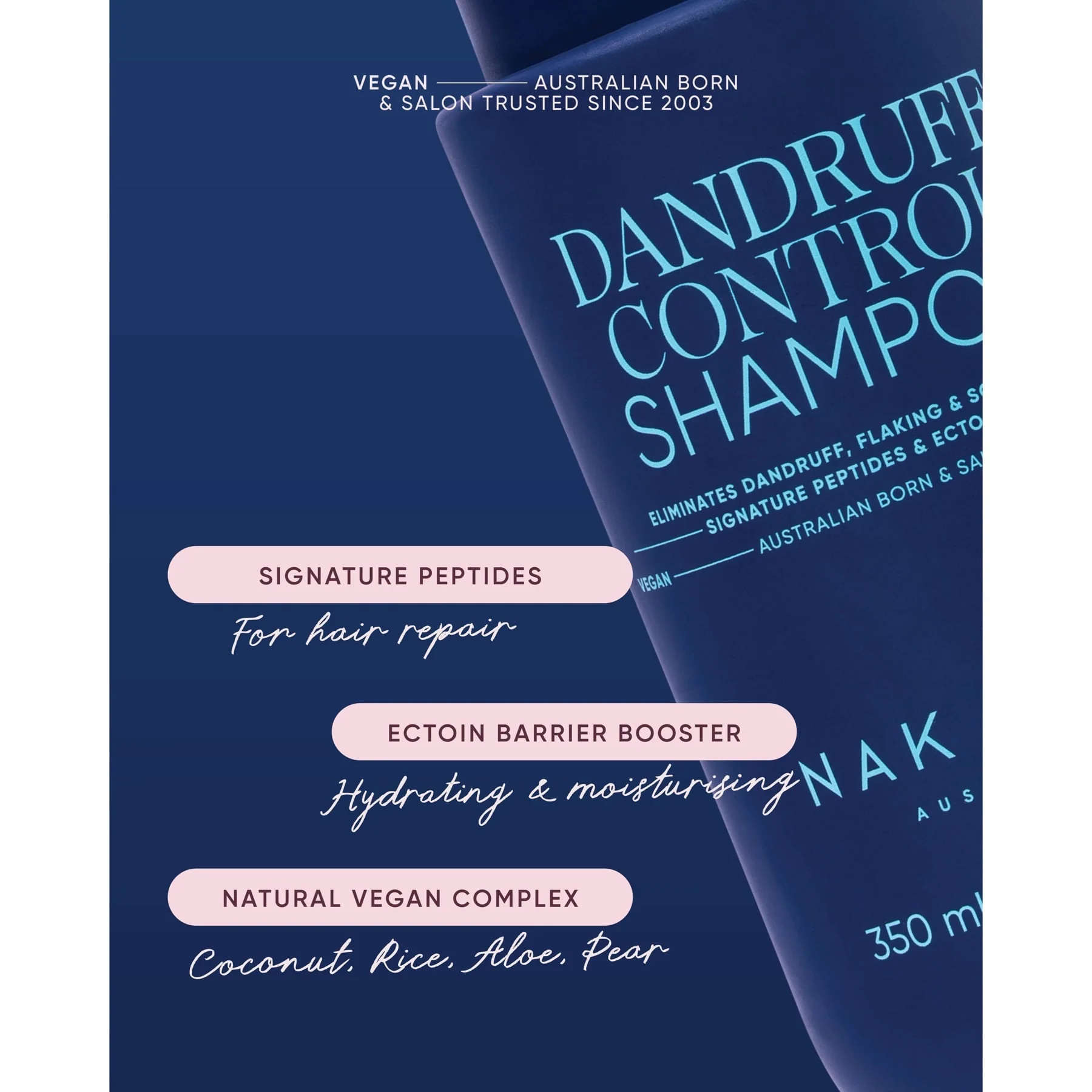 Nak Hair Signature Dandruff Shampoo 350ml - Image 3