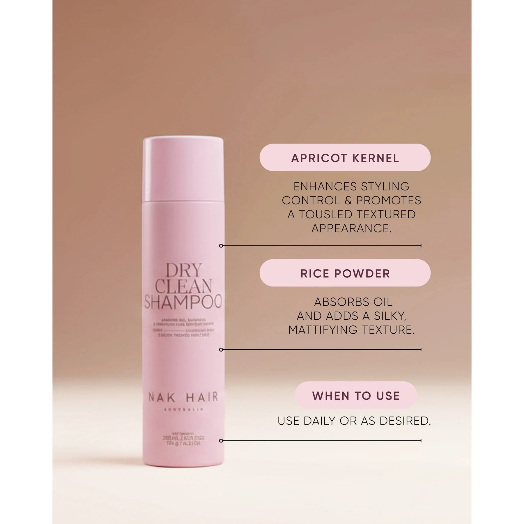 Nak Hair Signature Dry Shampoo 200ml - Image 4