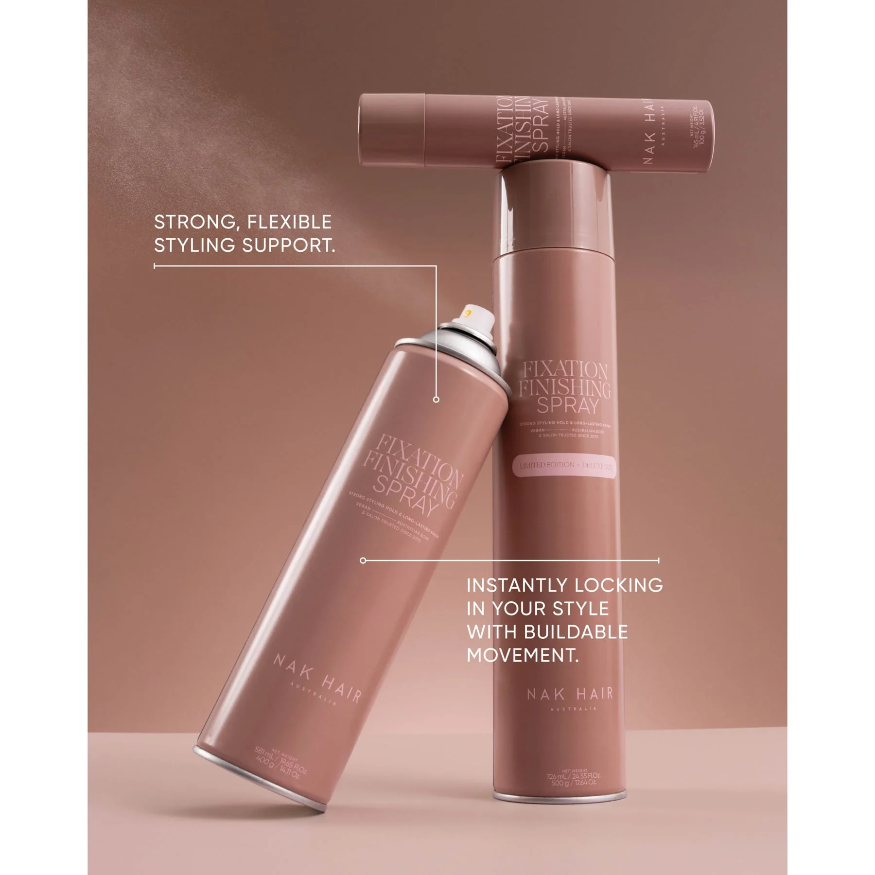 Nak Hair Signature Fixation Spray 400g - Image 5