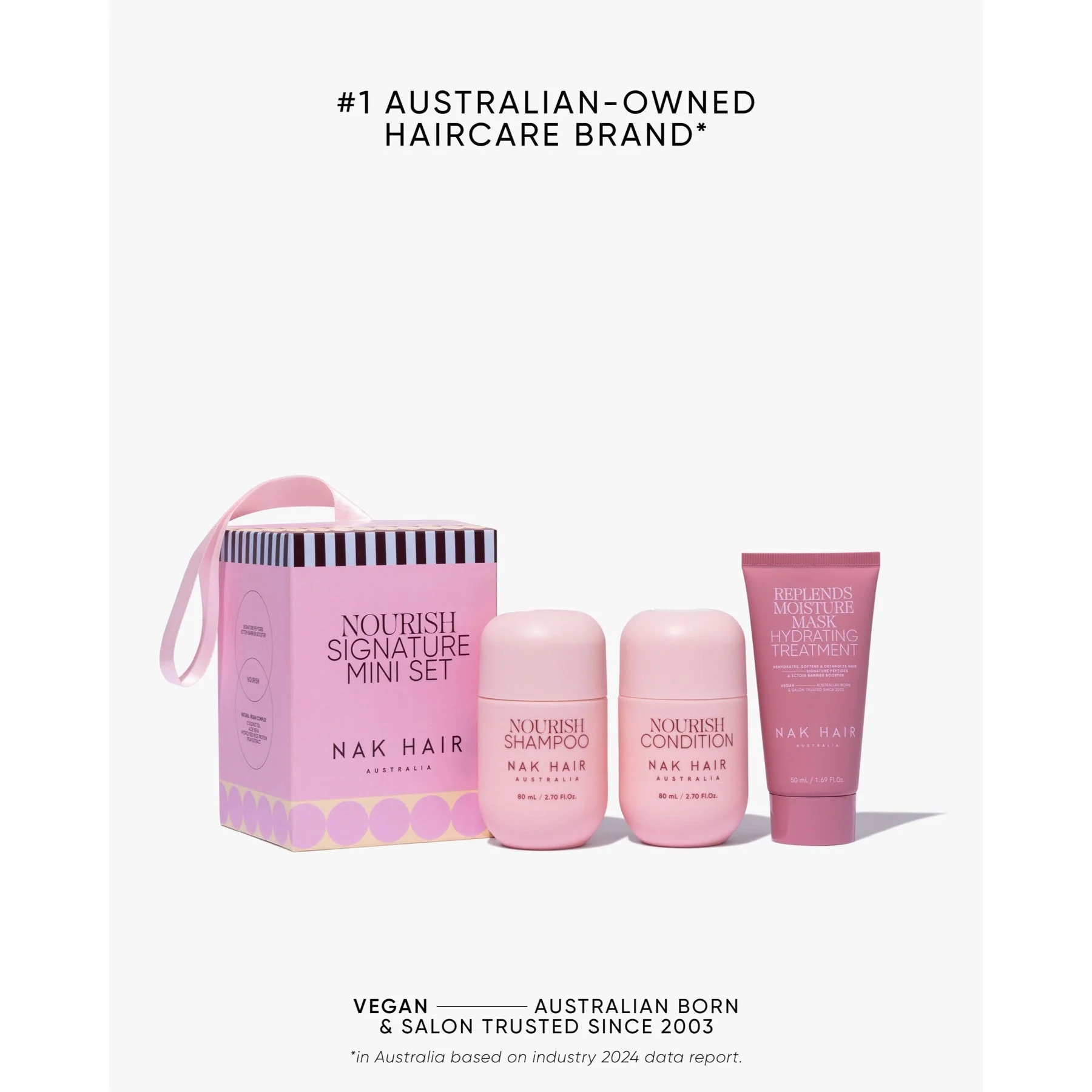 Nak Hair Signature Holiday Nourish Travel Trio 2025 - Image 2