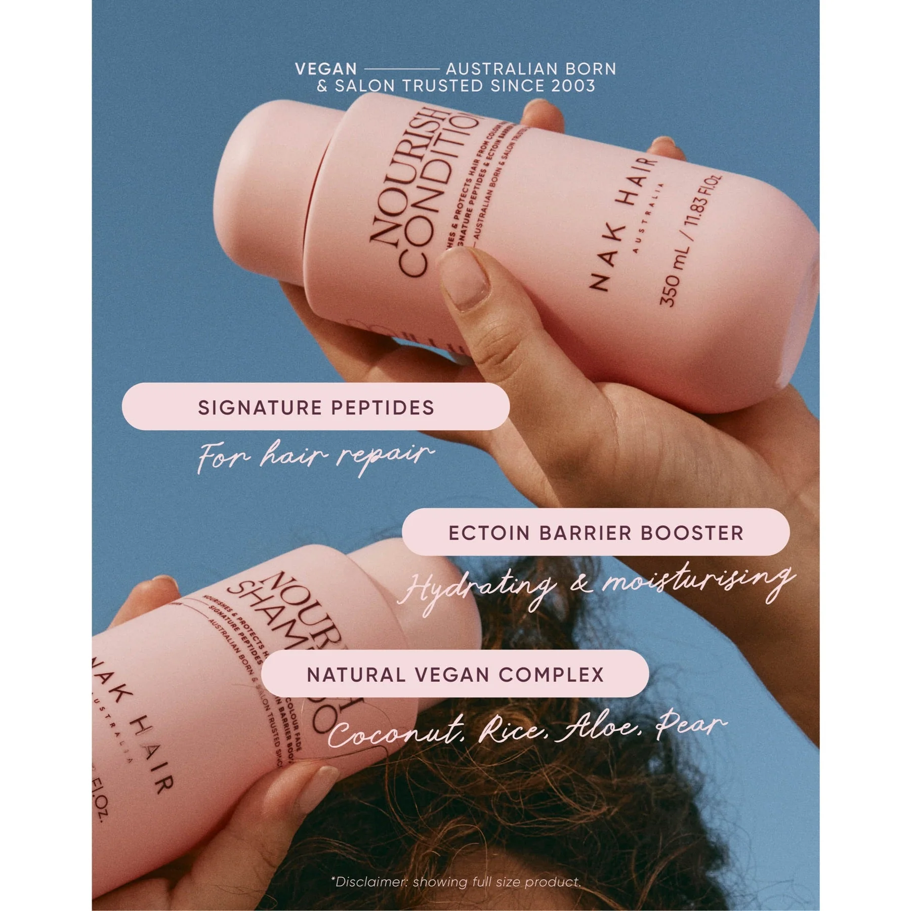 Nak Hair Signature Holiday Nourish Travel Trio 2025 - Image 3
