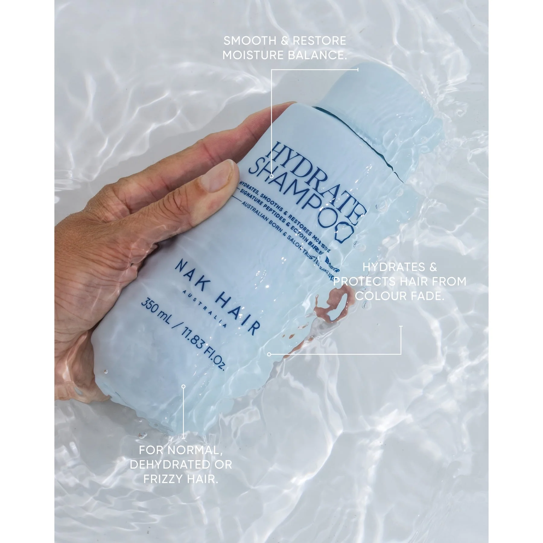 Nak Hair Signature Hydrate Shampoo 350ml - Image 2